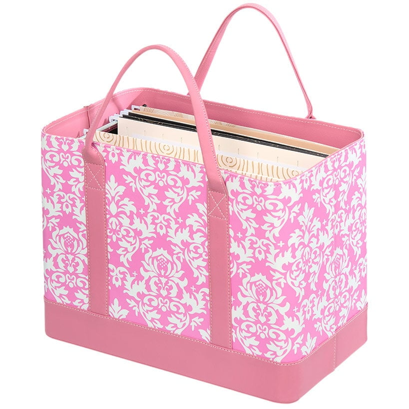 The Lakeside Collection Faux Leather Letter-Size File Organizer, Black - Image 5