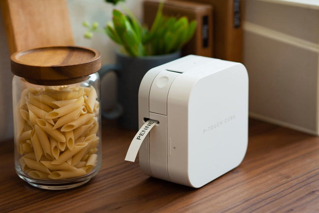 P-Touch Cube Smartphone Label Maker, Bluetooth Wireless Technology - White - Image 4