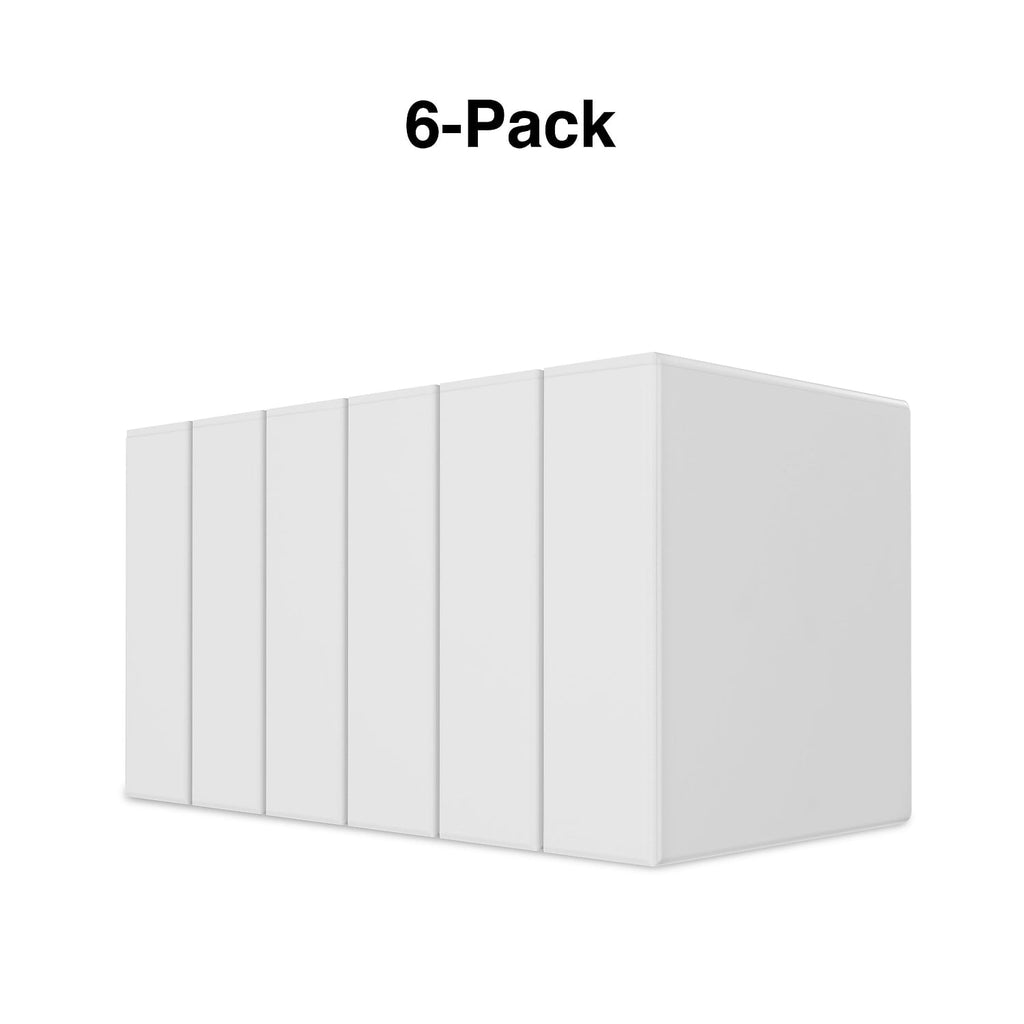 Staples Economy 3" 3-Ring View Binders White 12/Carton 23743/21691VS - Image 2