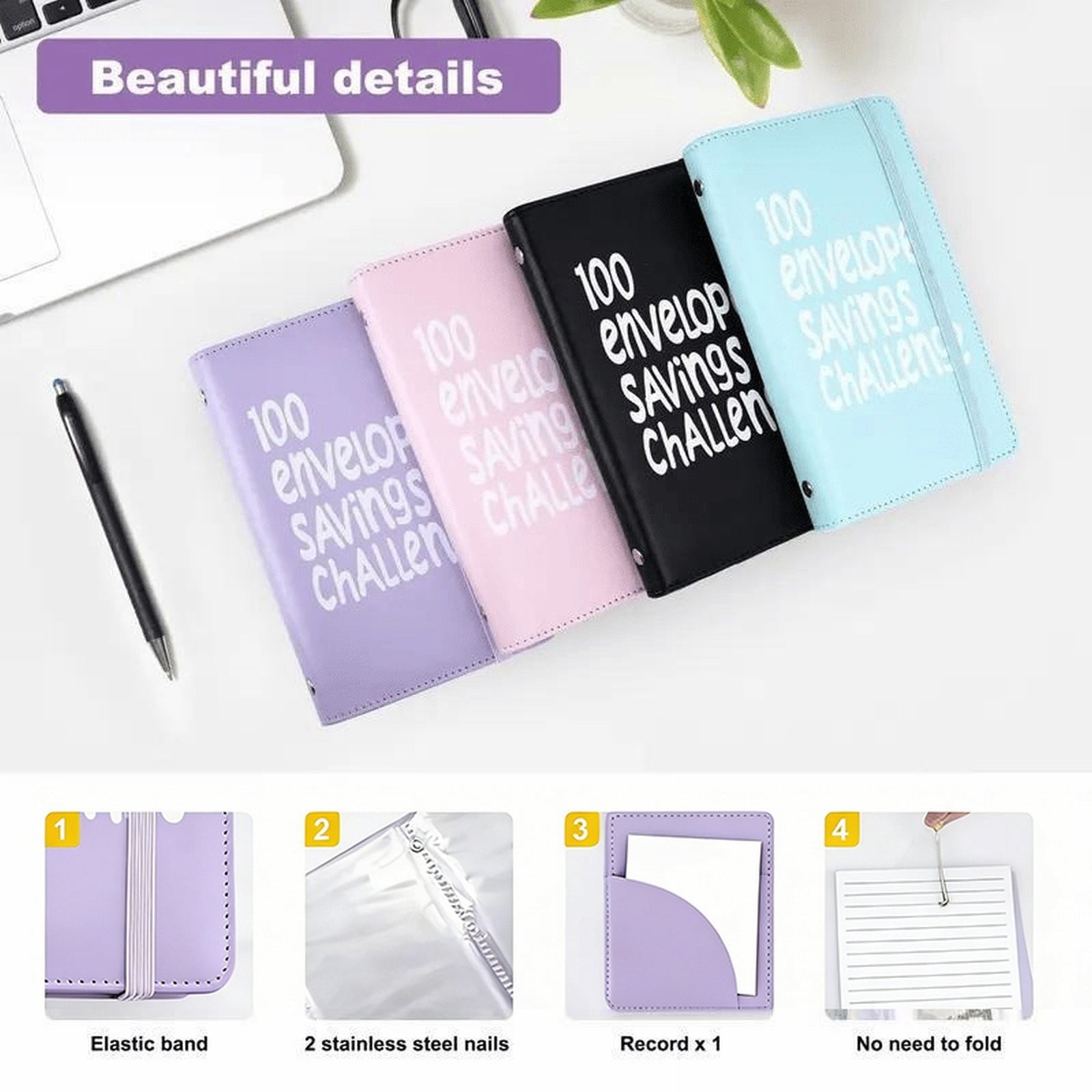 100 Envelopes Money Saving Challenge, 100 Envelope Challenge Binder, Easy and Fun Way to Save $5,050, Savings Challen... - Image 5