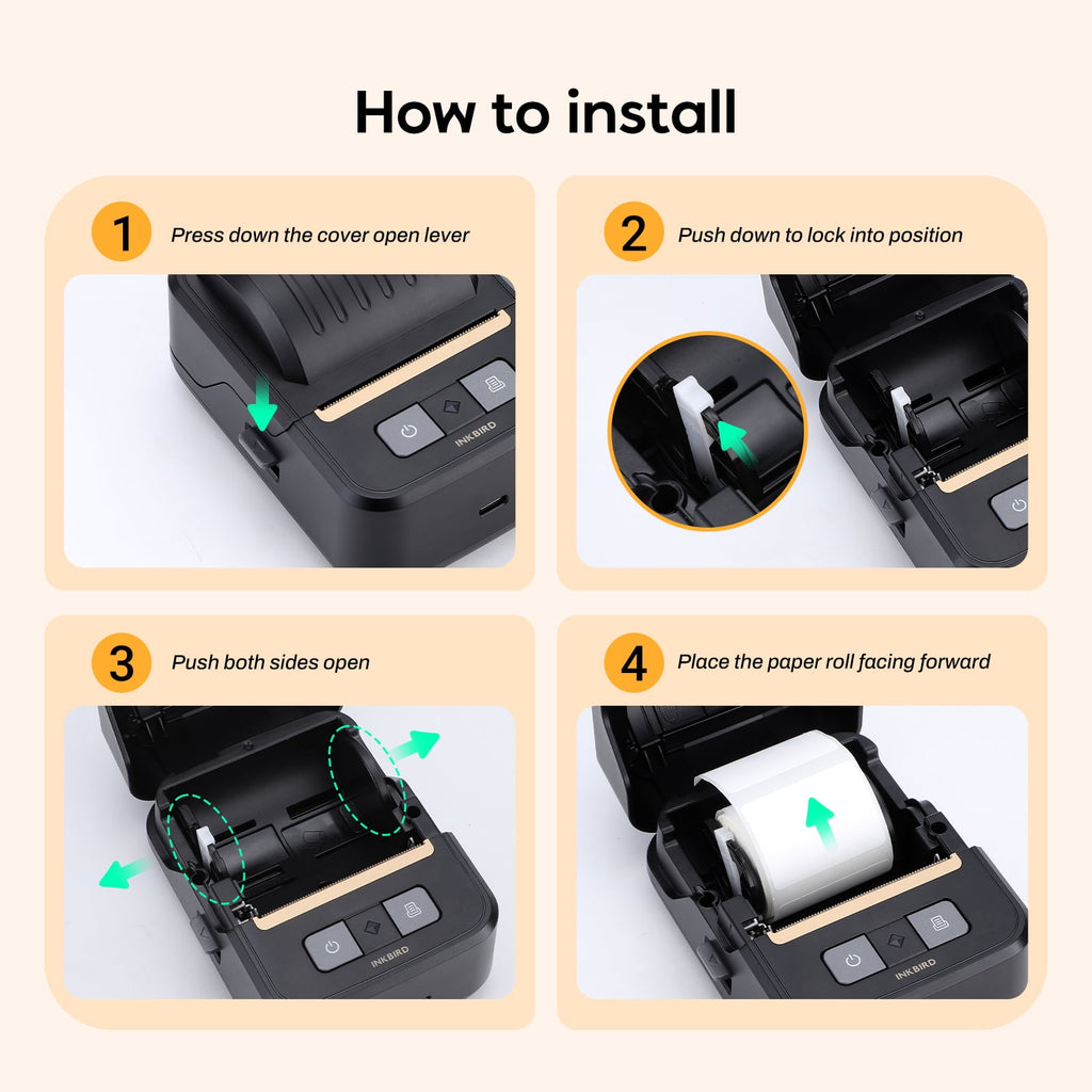 Bluetooth Portable Label Maker Machine, Thermal Printer for 3/4" to 2" Labels, Wireless Sticker Printer for Home, Off... - Image 6