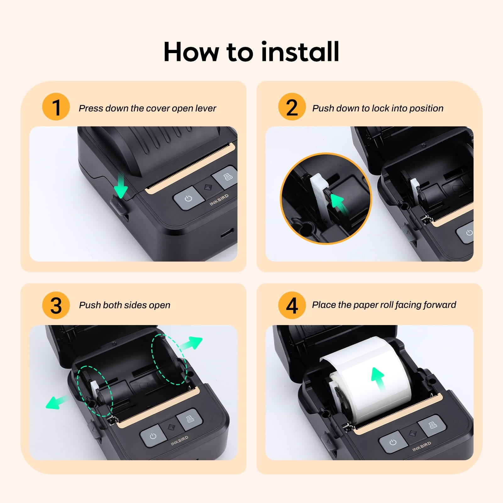 Bluetooth Portable Label Maker Machine, Thermal Printer for 3/4" to 2" Labels, Wireless Sticker Printer for Home, Off... - Image 6