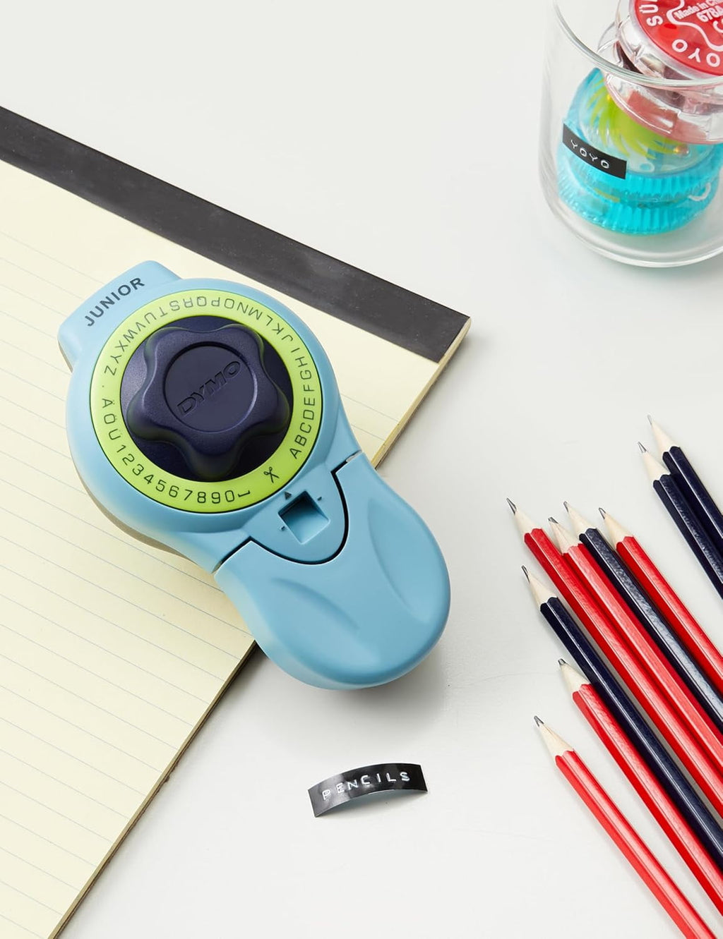 Junior Home Embossing Label Maker | 42 Character Wheel with Large Knob | No Batteries Required - Image 4