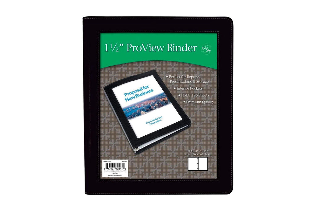 1.5" View 3 Ring View Binder Single