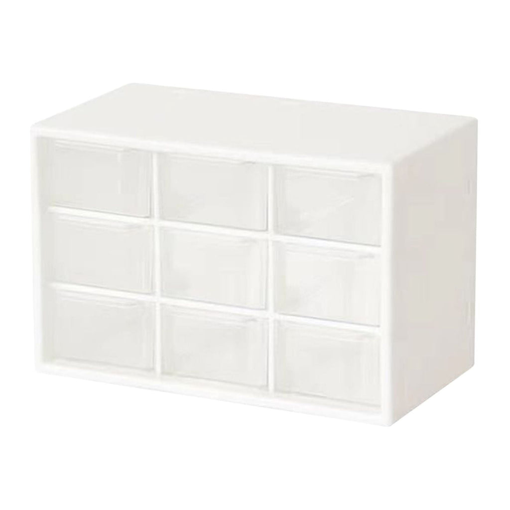 1 Pcs Mini Drawer Organizer Small Organizer with Drawers Plastic Desktop Storage Box with 9 Drawers Desk Craft Organi...