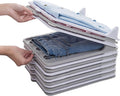 10 Pcs T Shirt Organizer Closet Organizer Stackable Durable Clothing Trays - Shirt Receipt Board Shirt Dividers File ...
