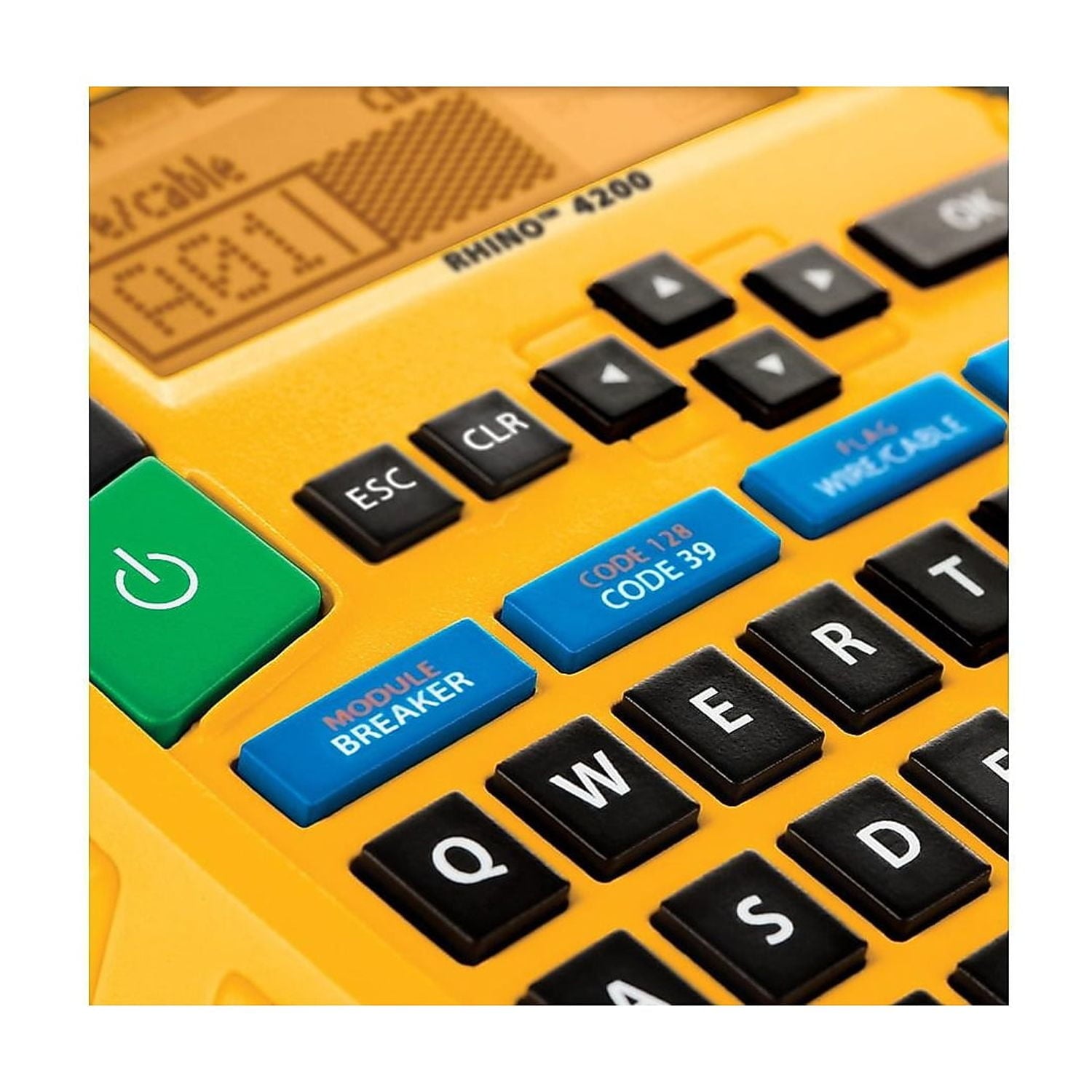 Dymo Rhino 4200 Basic Industrial Handheld Label Maker 1 Line 4 3/50x8 23/50x2 6/25 1801611/2175088 - Image 3