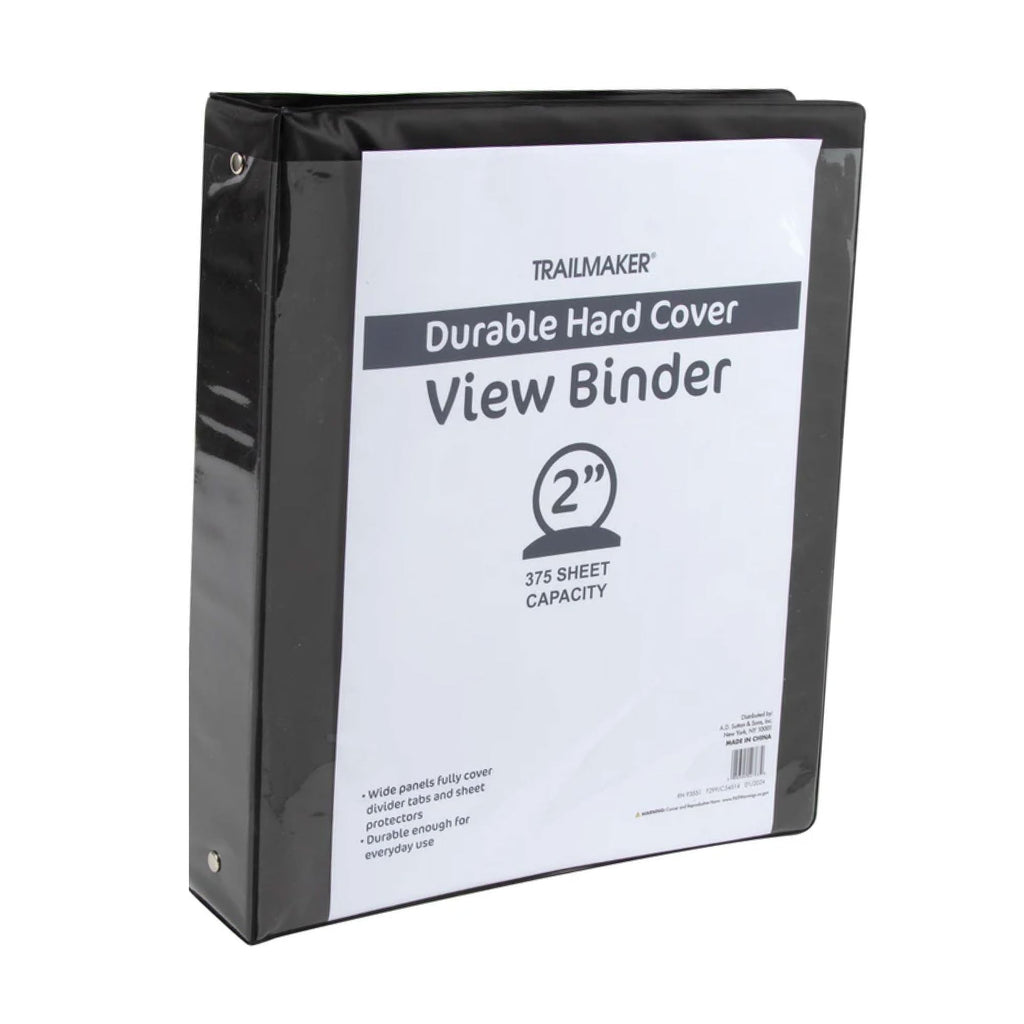 50 Pack of Bulk Wholesale 2 Inch 3 Ring Hardcover Binders with Clear Transparent Covers for Picture and Note Display for Students, Teachers, - Image 2