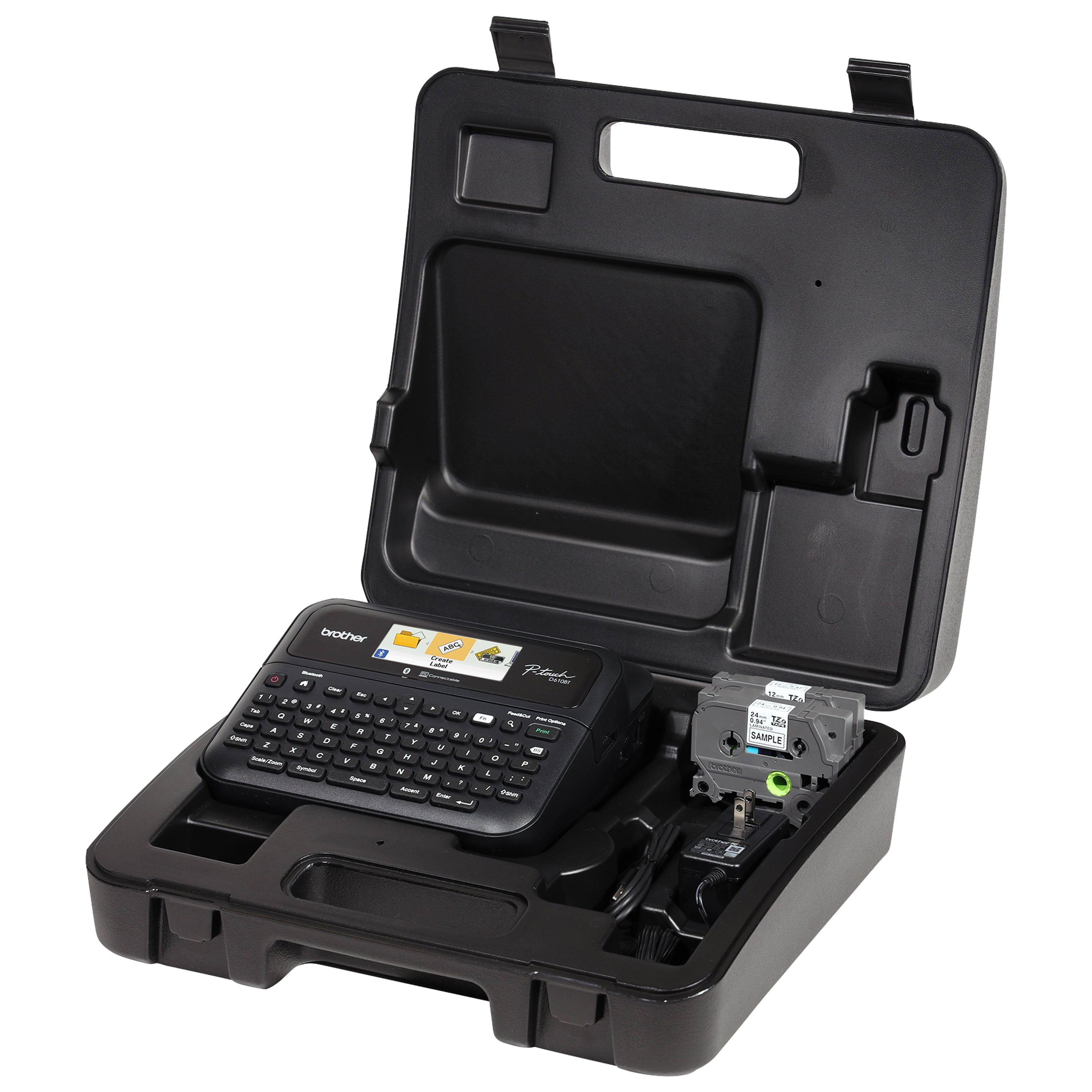 P-touch Business Professional Cected Label Maker with Bluetooth Cectivity, includes carry case and 4m Black Print on ... - Image 3