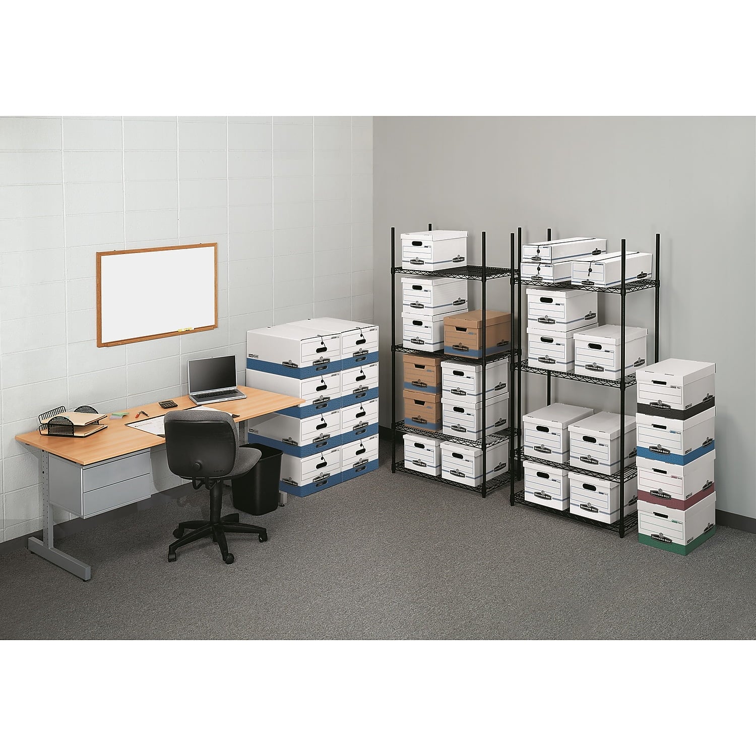 20 Pack Stor/File Basic Duty File Storage Boxes, Lift-Off Lid, Letter/Legal - Image 5