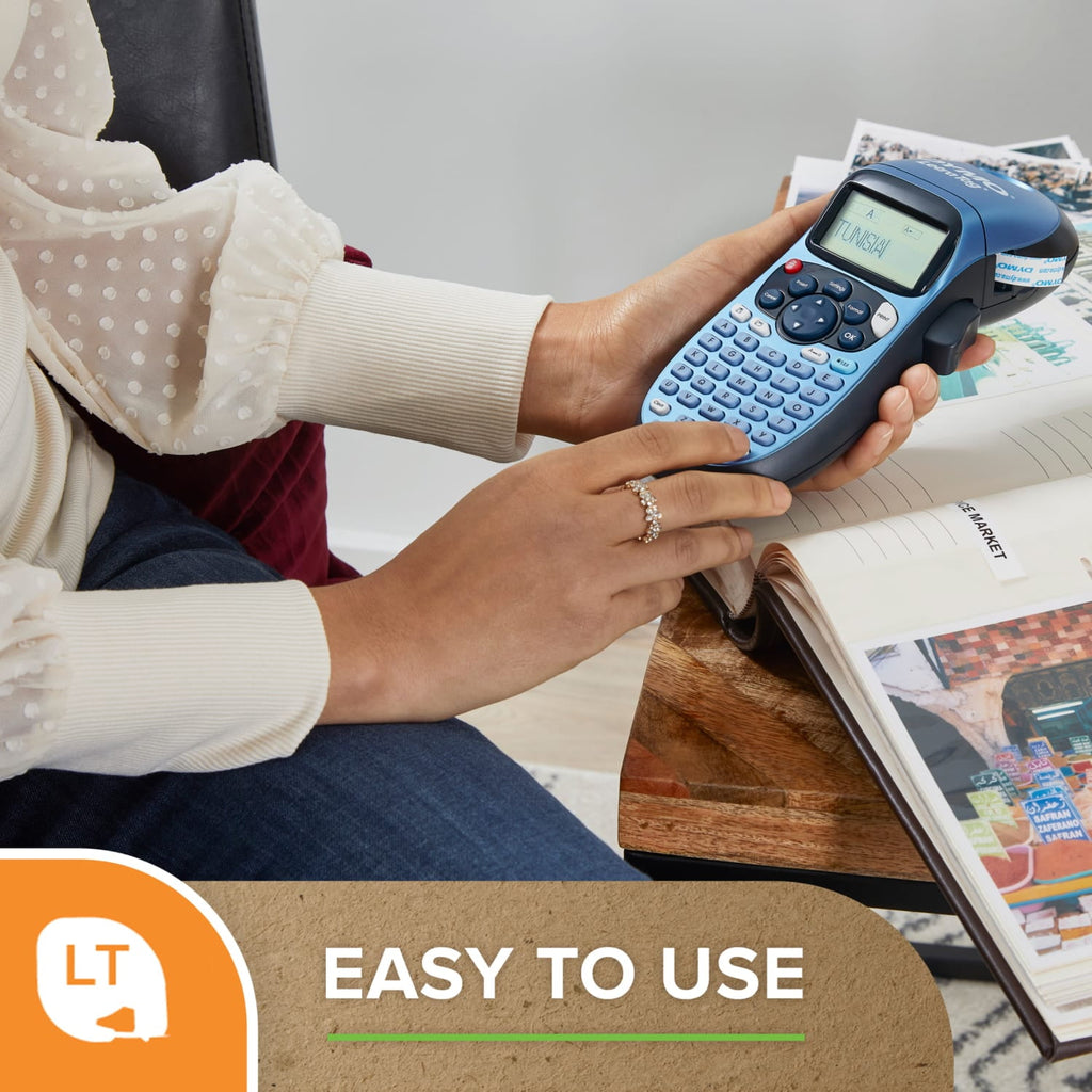 Label Maker | LetraTag 100H Handheld Label Maker, Easy-to-Use, 13 Character LCD Screen, Great for Home & Office Organ... - Image 4