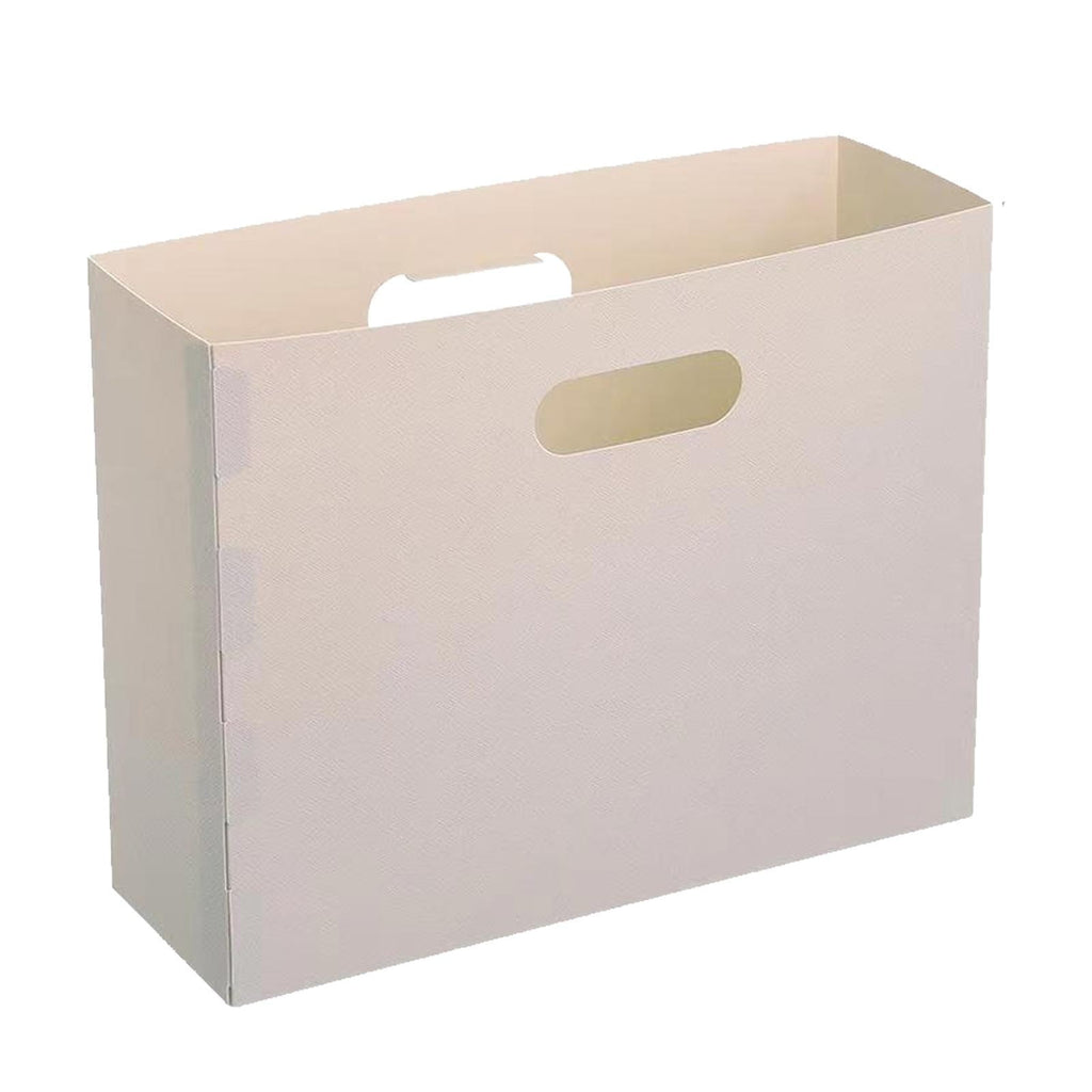 1Pc Foldable Storage Basket with Handles,Desktop Organization File Storage Box,Multi-purpose Organizer Box for Toy an...