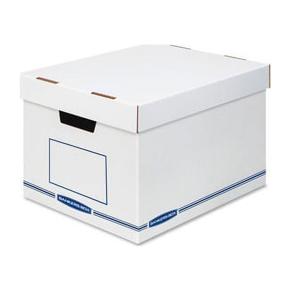 Organizers Storage Boxes, 12 / Carton, White,Blue - Image 3