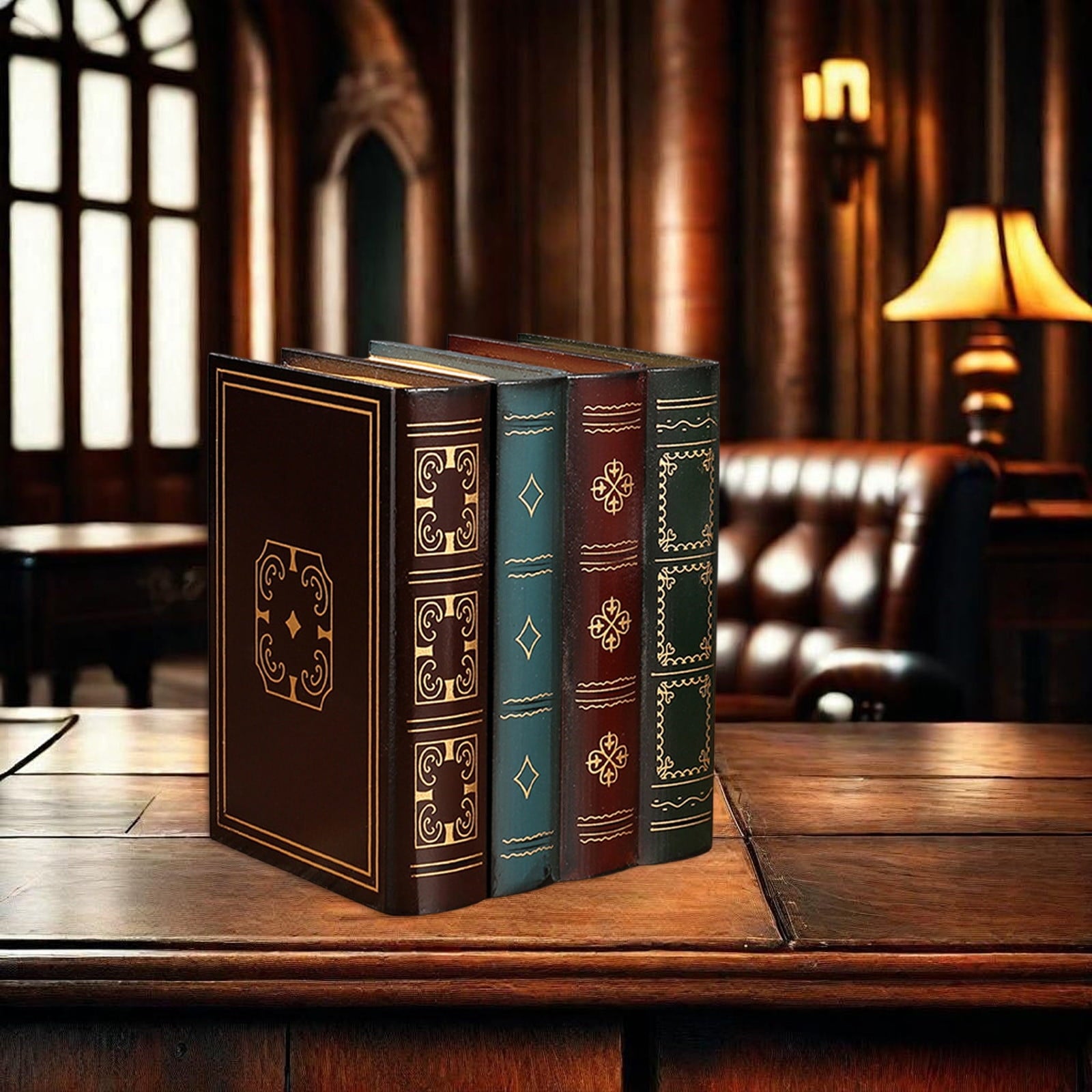 Book Box Book Shaped Storage Box Fake Book Decor Book Prop Hollow Book Decorative Box Vintage Book Novel Look Storage... - Image 2