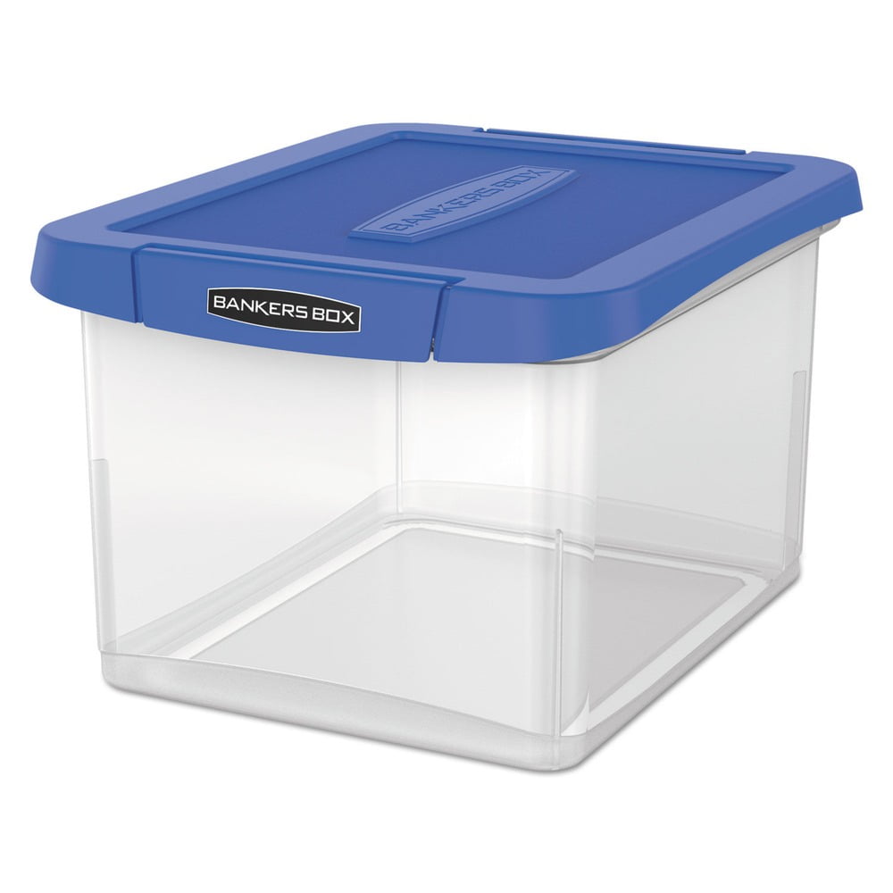 Fellowes Heavy Duty, Water Proof, Durable, Reinforced Corner, Comfortable Handle, Built-in Rail, Portable File Box - Image 2