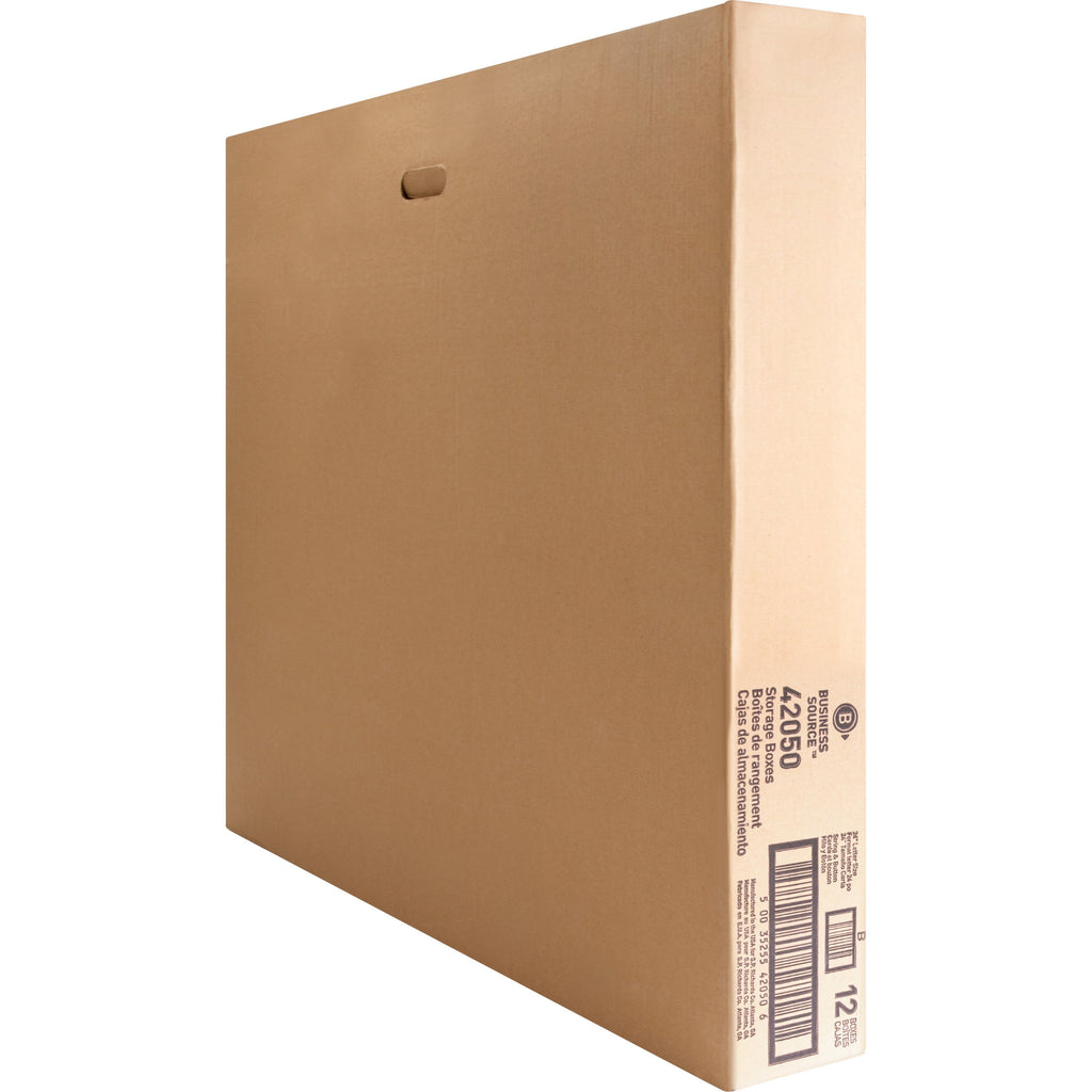 Light Duty Letter Size Storage Box, White, 12 / Carton (Quantity) - Image 3