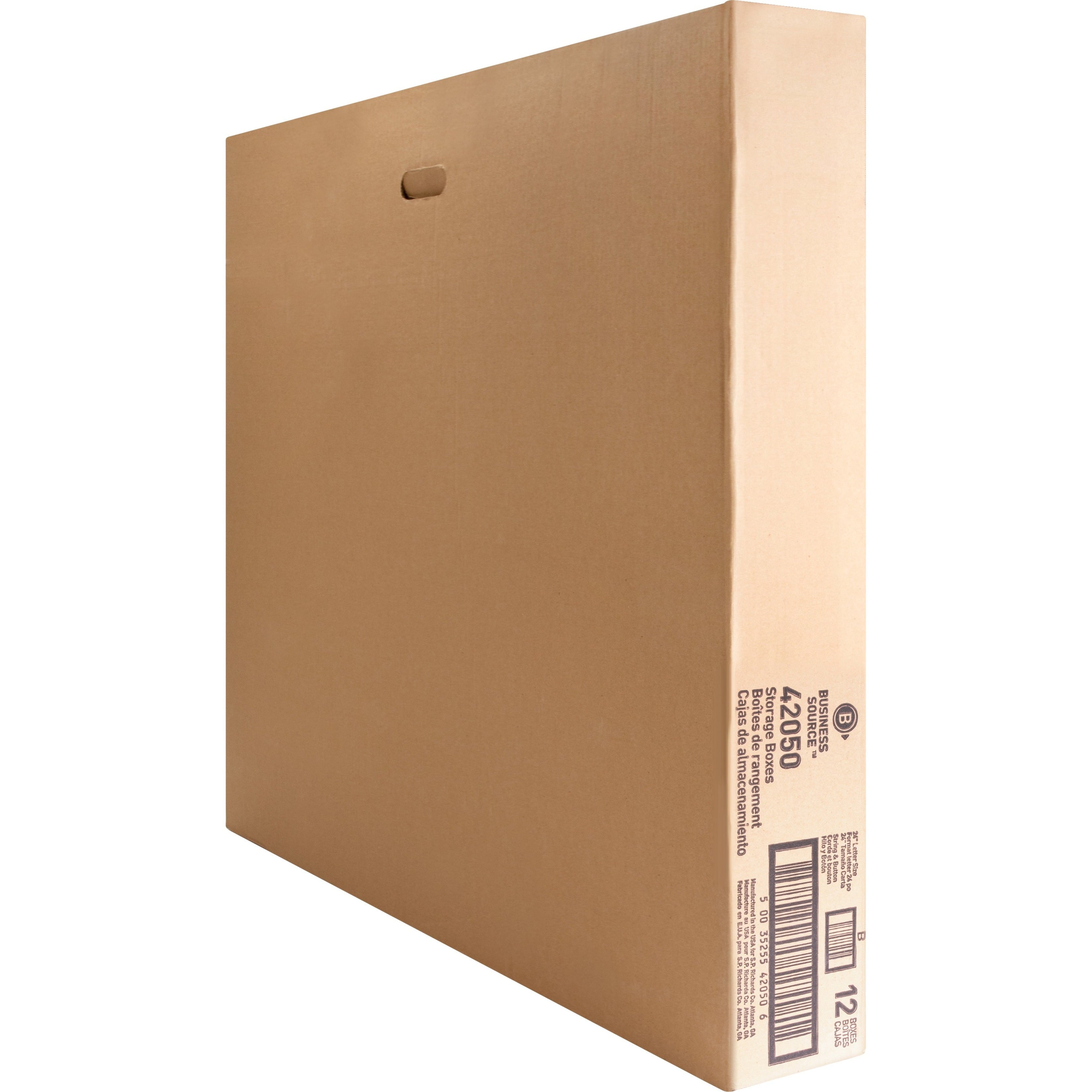Light Duty Letter Size Storage Box, White, 12 / Carton (Quantity) - Image 3