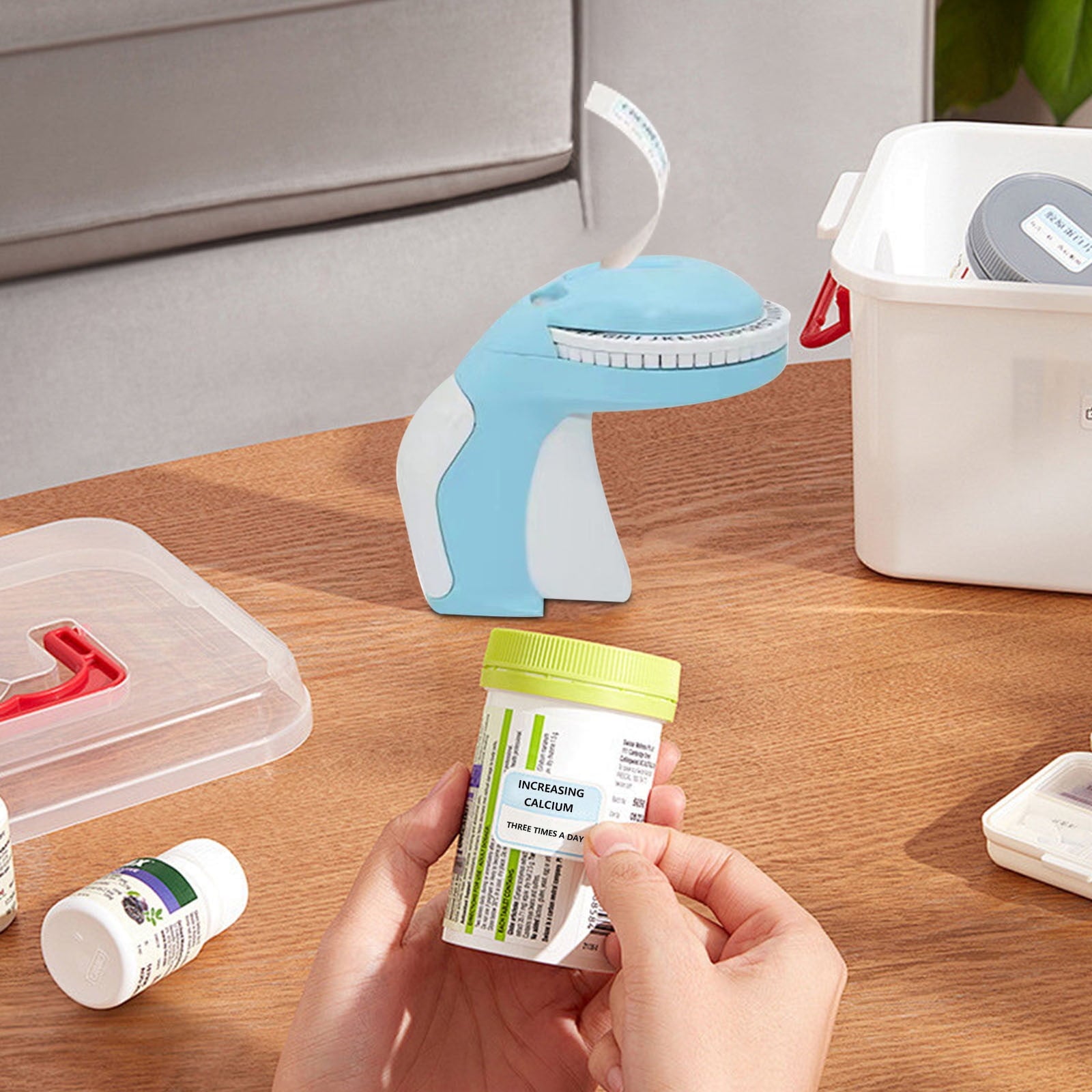 Manual Embossing Label Maker - Vintage Handheld Stamp Machine for Pantry Jars, Crafts, Office & School Organization with 3 Tapes, No Ink Nee - Image 5