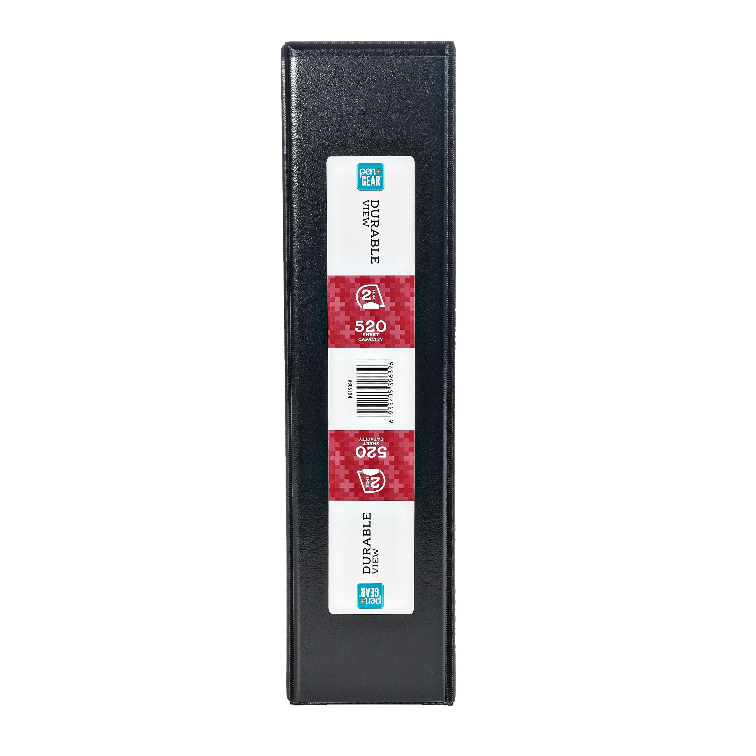 3-Ring Durable View Binder, 2" Black, Slant Ring - Image 3