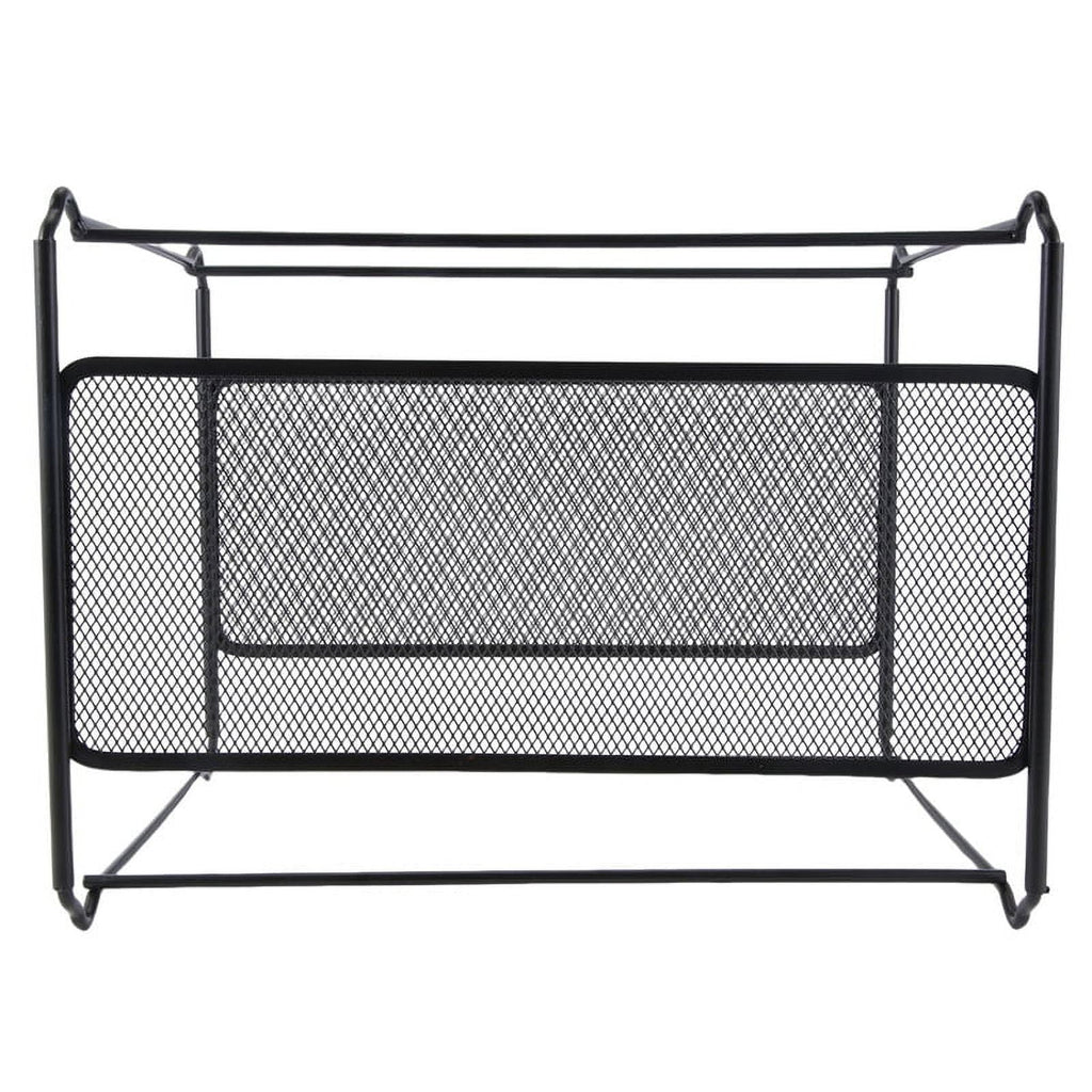 2024 TOP! A4 Mesh Metal File Organizer Box Hanging Folder Desk Storage Holder Shelf for Office Home