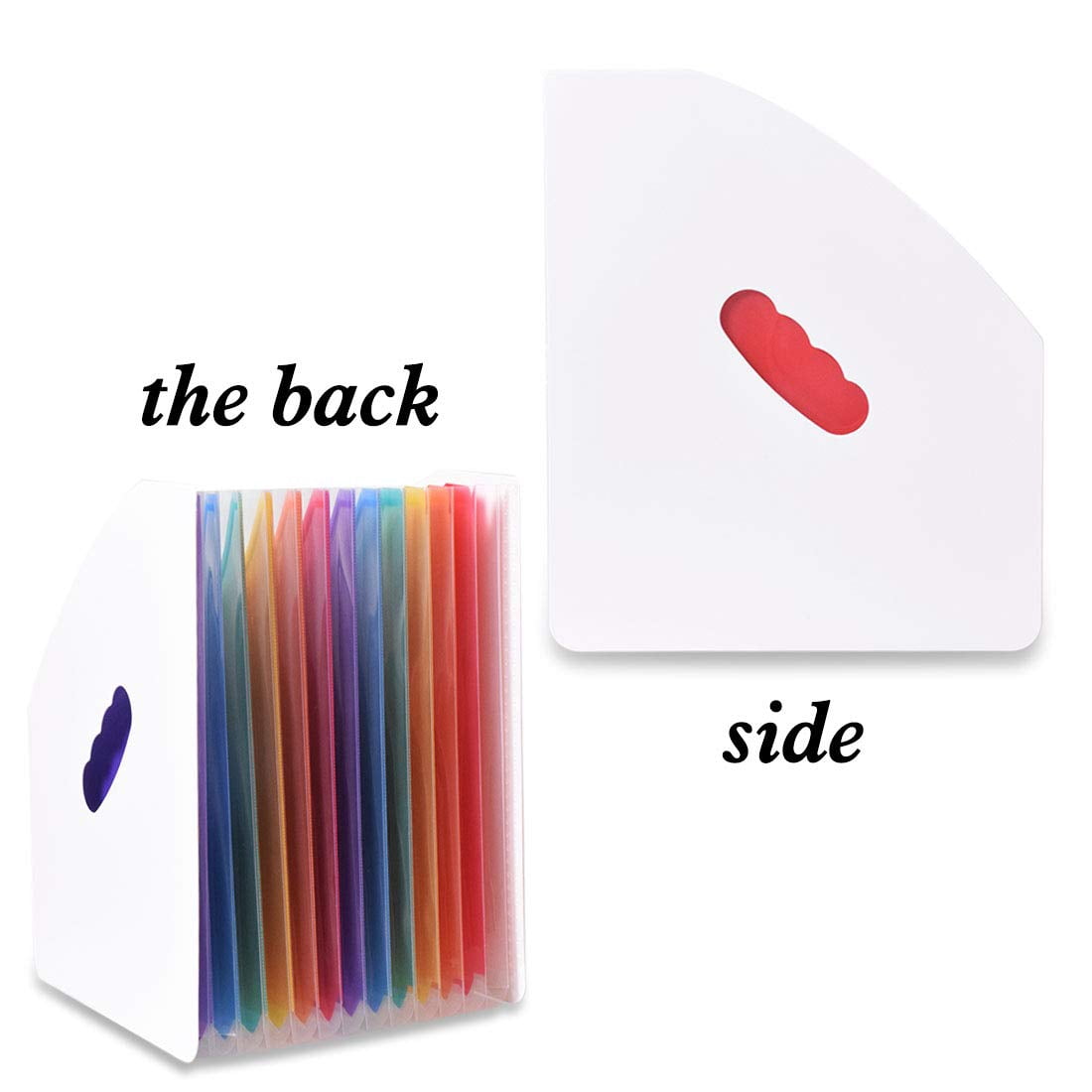 SAYEEC 13 Pockets Accordion File Organizer Desk Organizer Vertical Expanding File Folder Letter Size Deskstop Magazine Holder A4 Documents S - Image 5