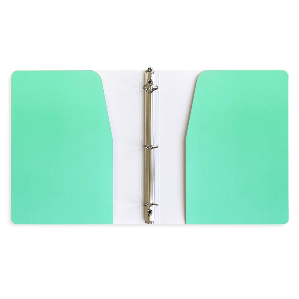 Eco-friendly 1" 3-Ring Binder with 2 Pockets, Multicolor, 4 Count - Image 5