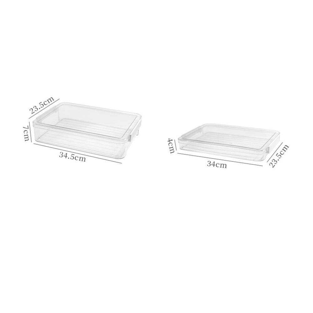 Box Desktop Office Test Paper Printing Paper Box Case Paper File Folder Transparent File Organizer - Image 2