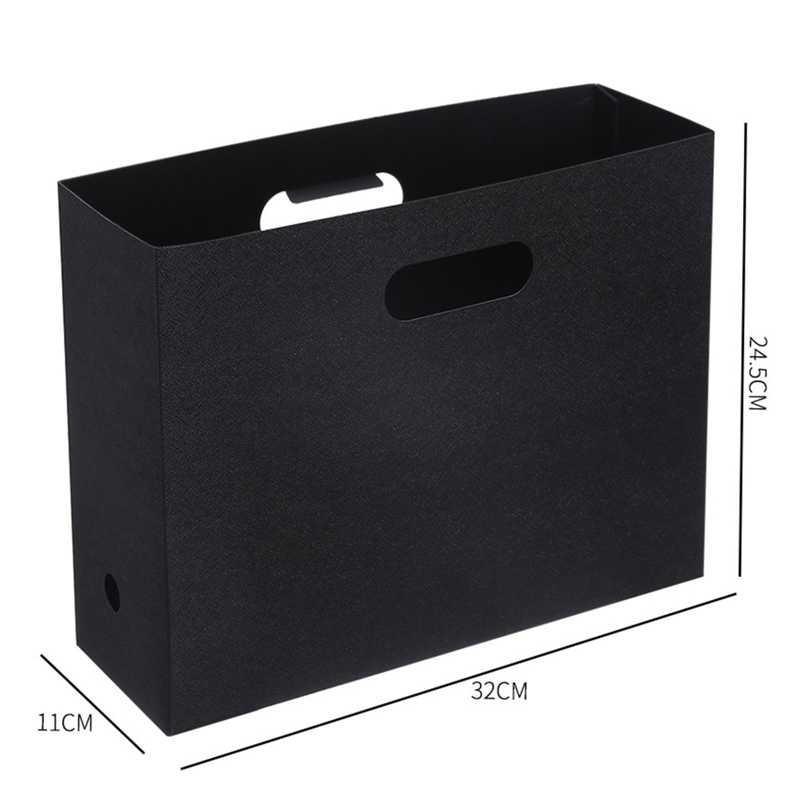 Document Storage Box Folding Large Capacity File Storage Vertical Desk Office Desktop Sundries Organizer for School,B... - Image 6