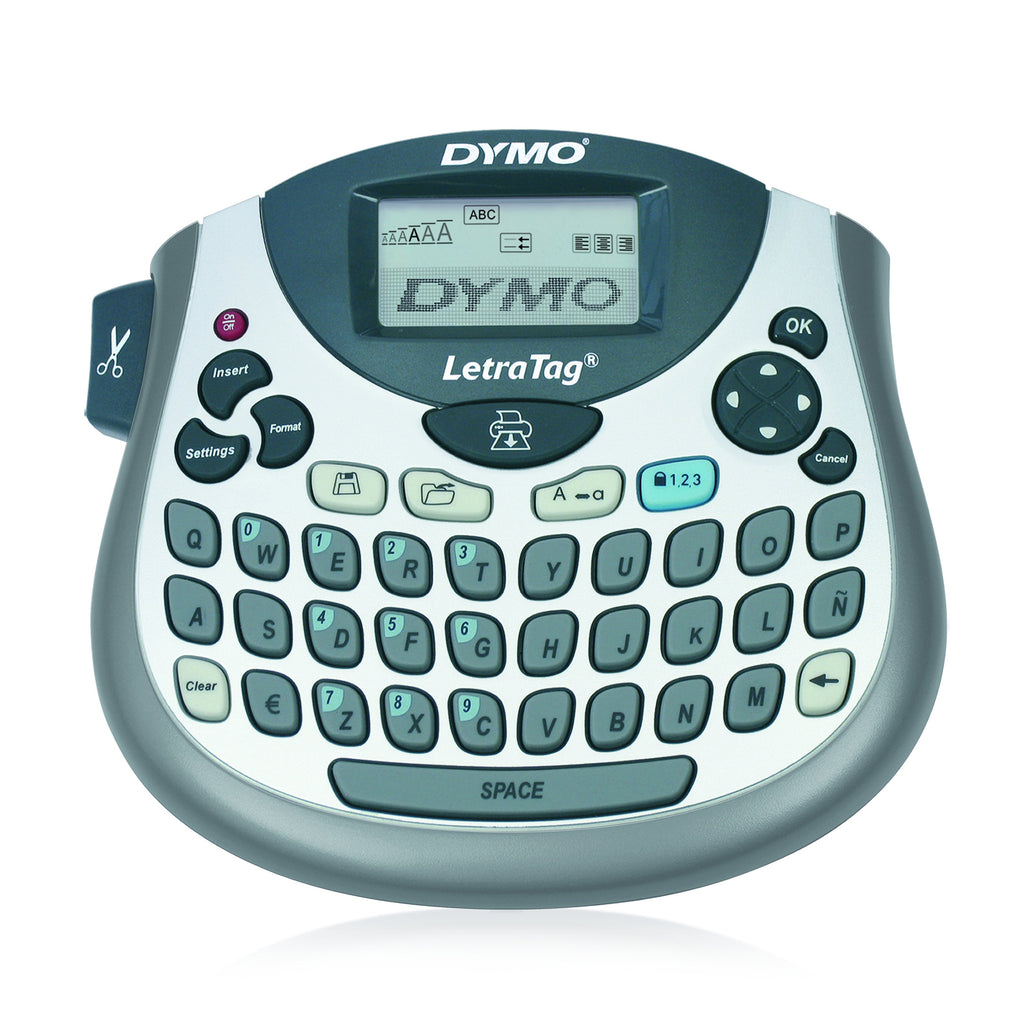 LetraTag 100T QWERTY Label Maker, Includes Black Print on White Paper Label, 1 Count - Image 2