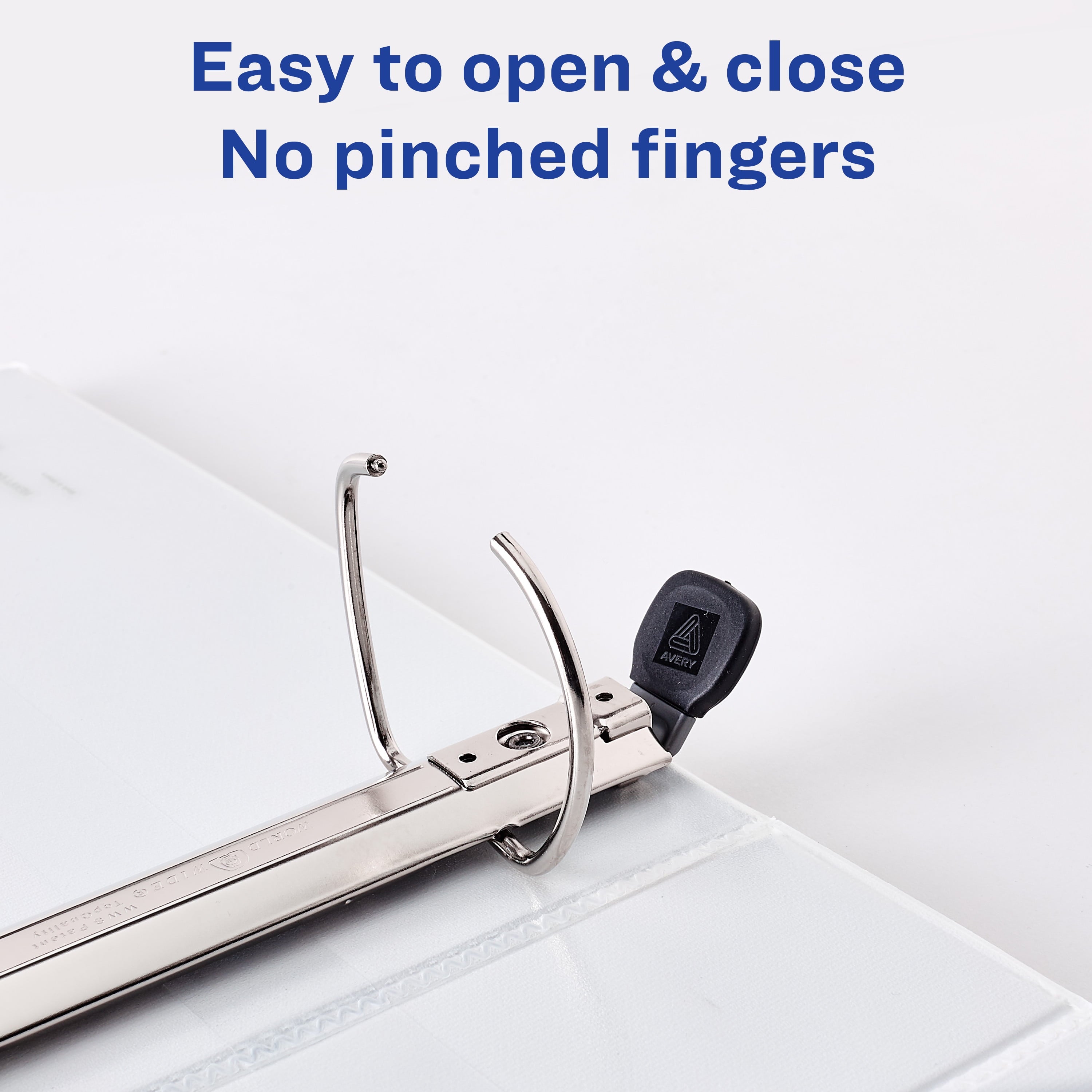 2" Heavy-Duty View Binder, One Touch Slant Rings, Black, 500 Sheets - Image 5