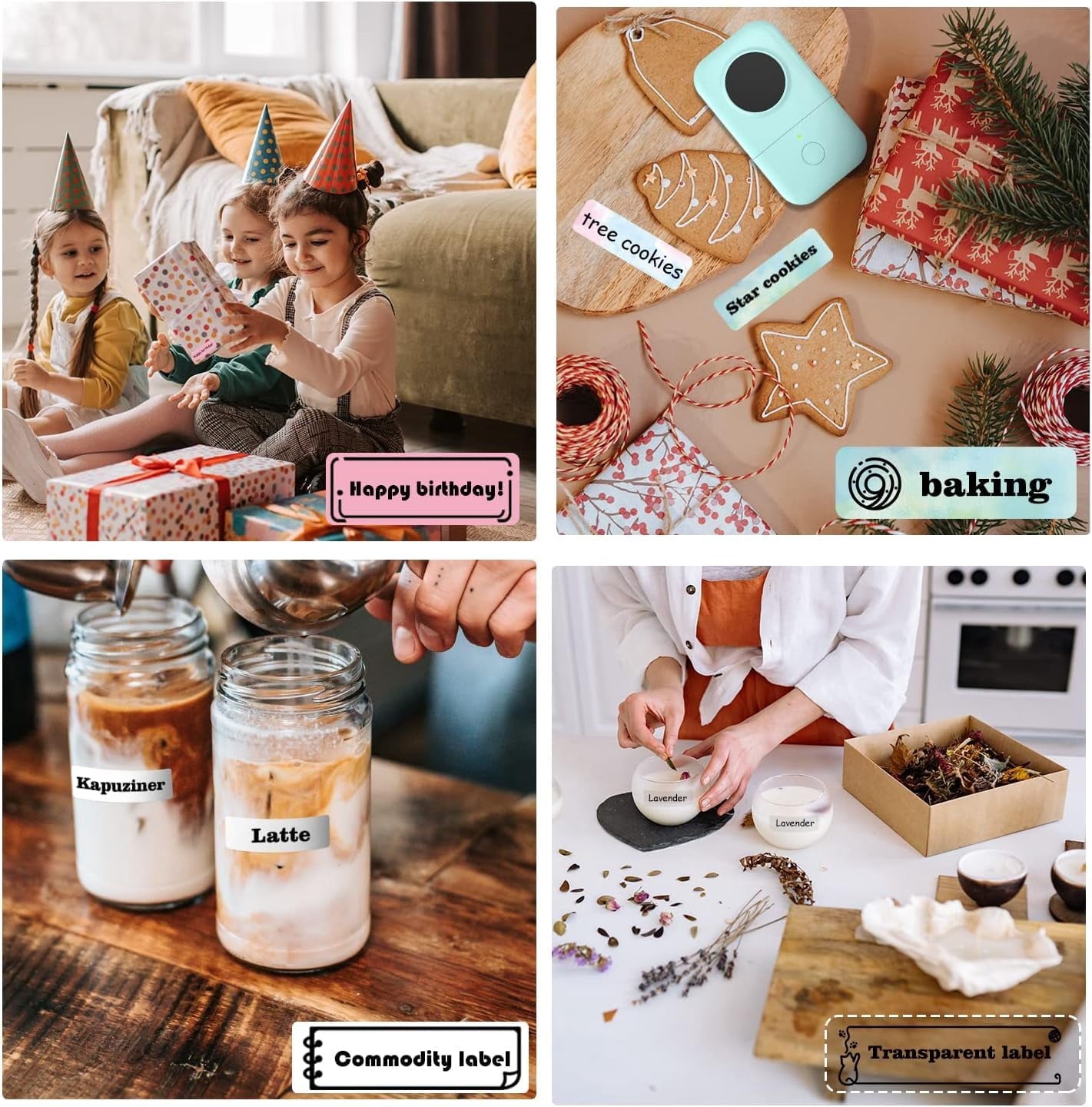 Label Maker  D30 Portable Machine With Tape Small Mini Printer Multiple Templates Fonts Icon Labeler For Home School Office - Image 6