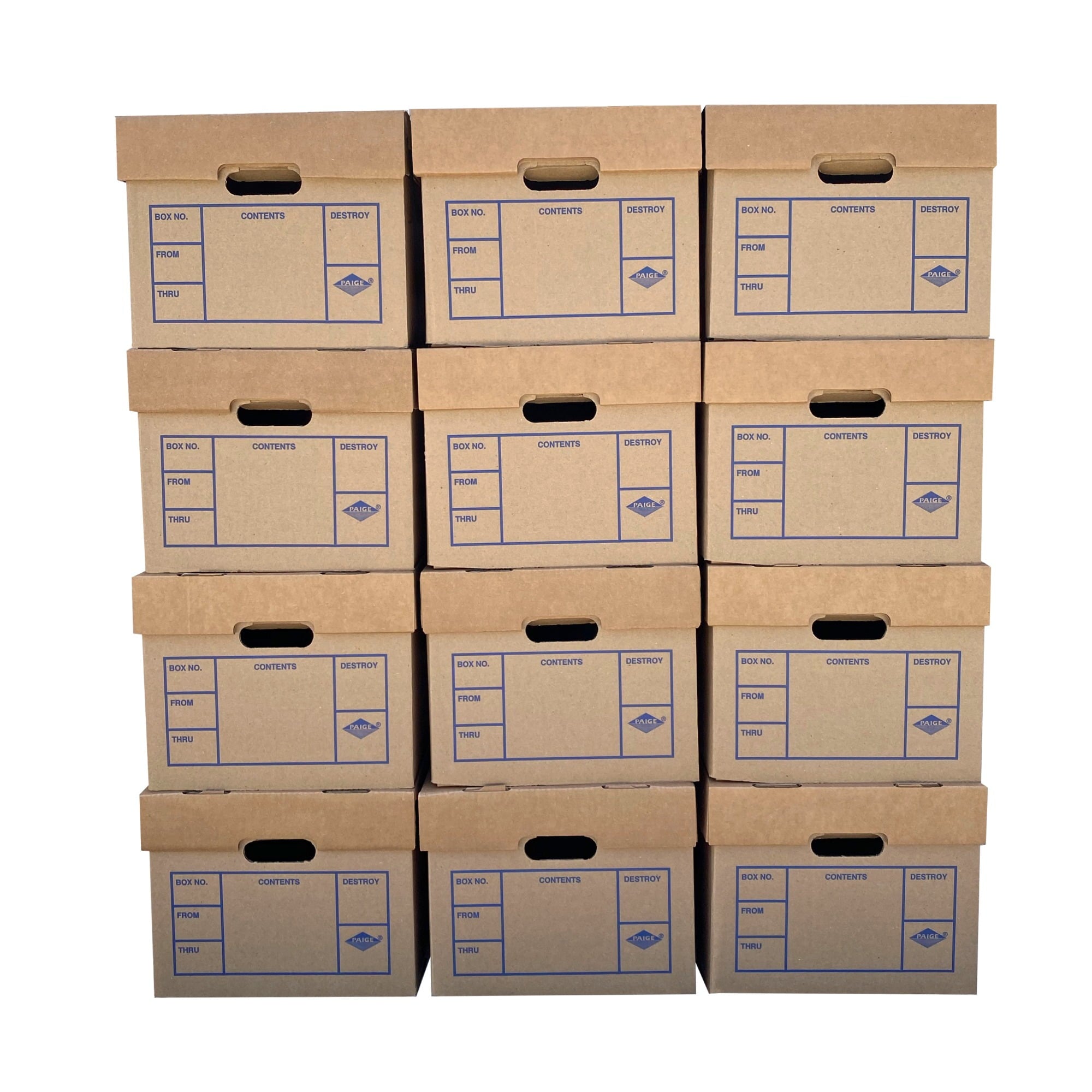 Office Moving Storage Boxes (12 Pk) Miracle File Moving Boxes 15x12x10 - Image 6