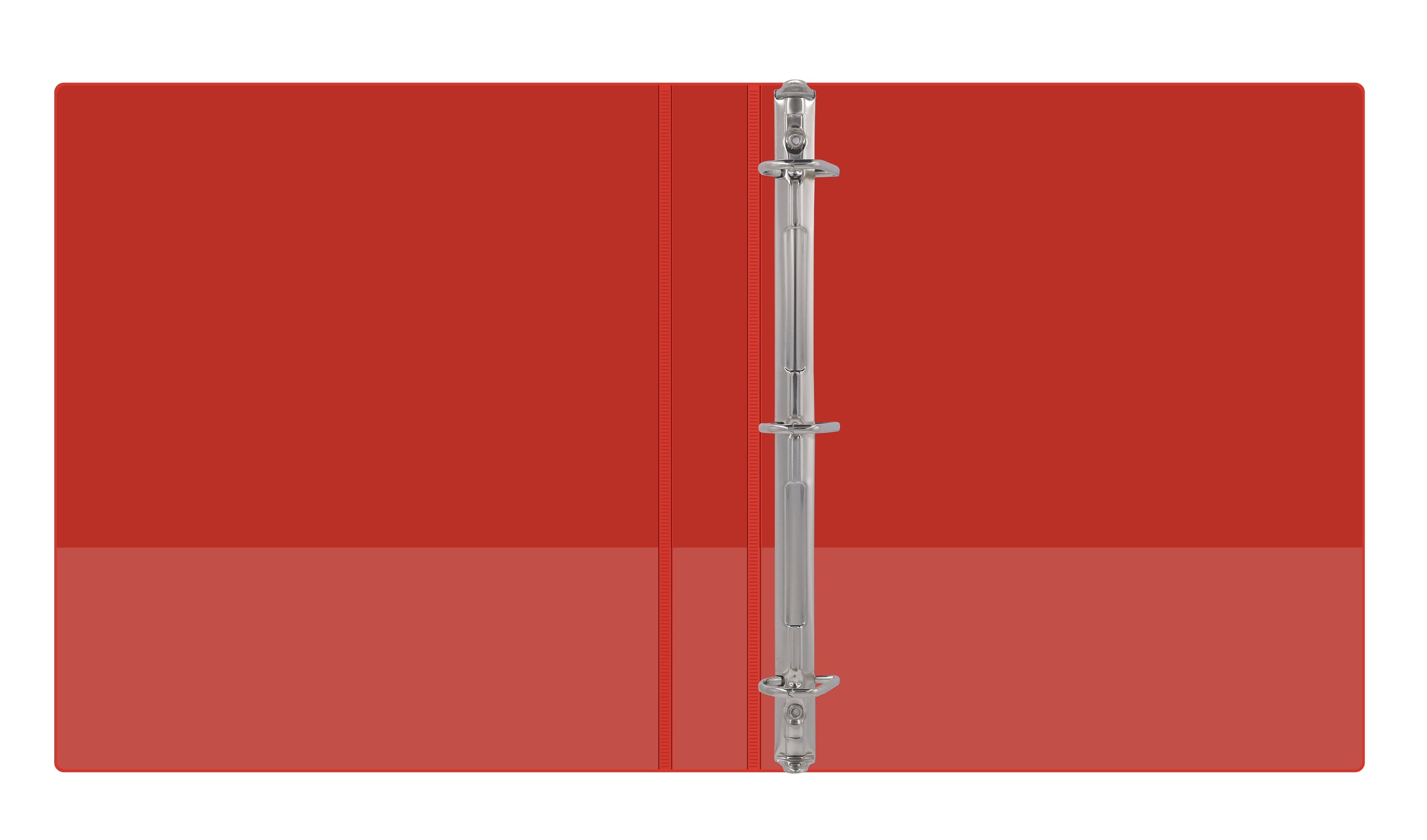 Pen + Gear 1" Durable Binder,1" Slanted D-Rings, Red, 6 Pack - Image 4