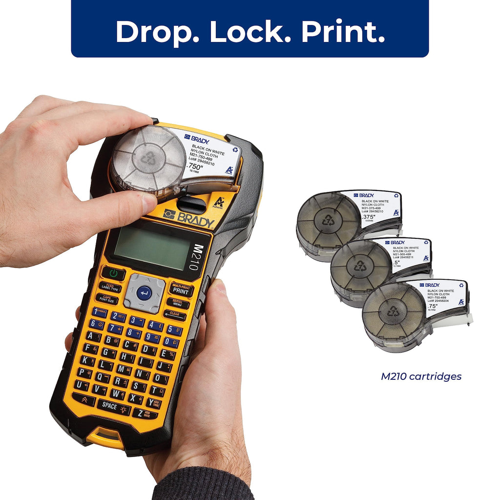 Portable Label Printer Kit Yellow/Black - Image 3