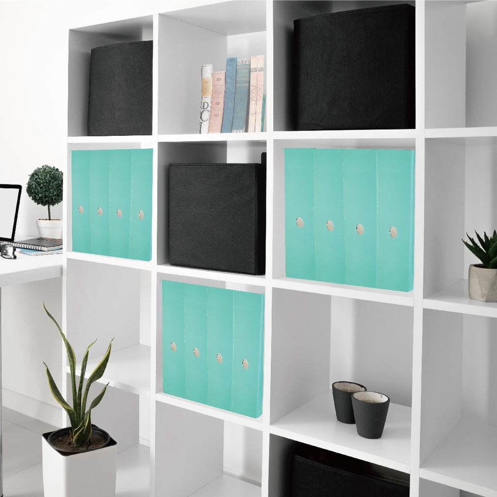 12 Pack Teal Cardboard Magazine Holders, Premium Magazine File Holder for Desk, Foldable Large Volume Magazine File O... - Image 5