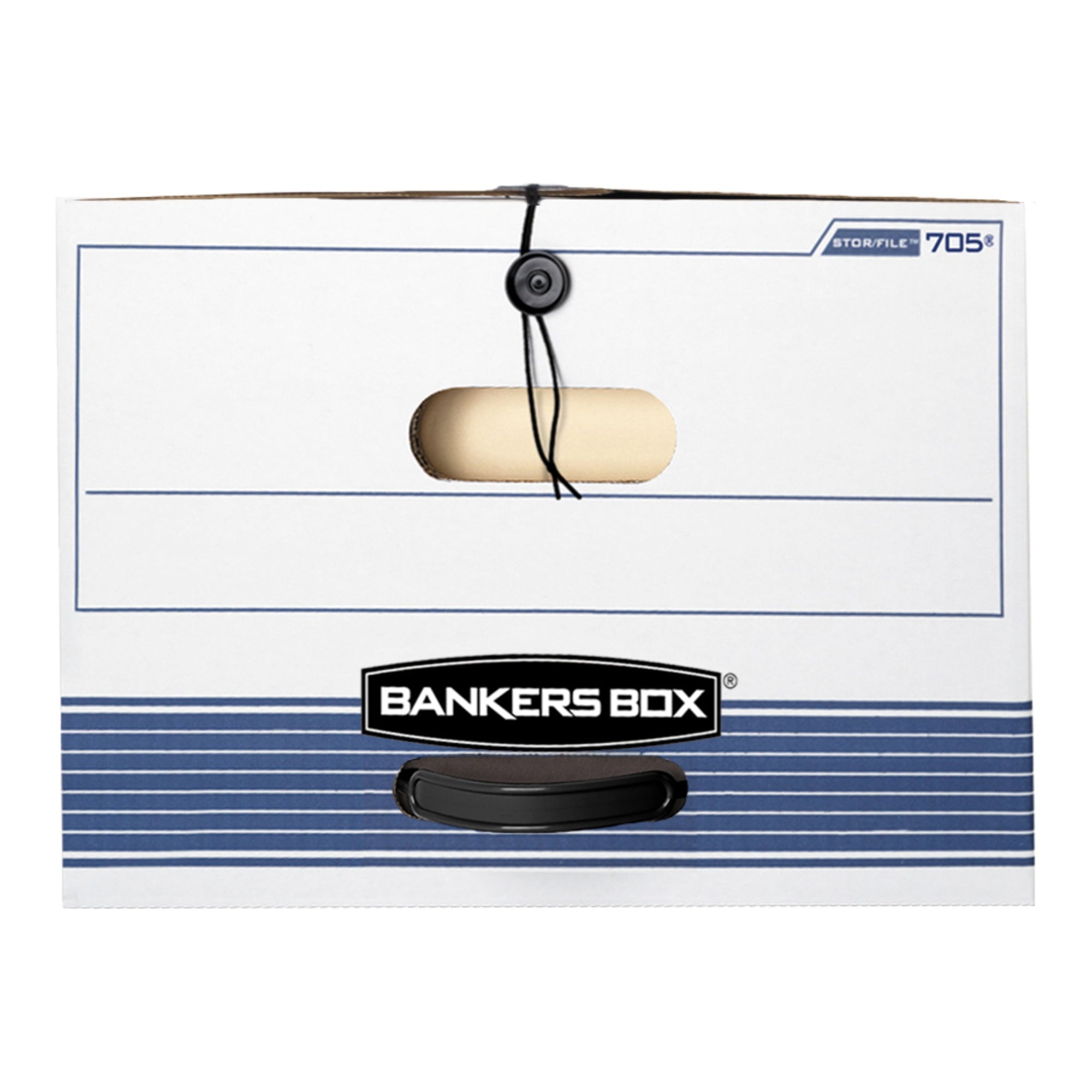 Stor/File Standard-Duty Storage Boxes With Locking Lift-Off Lids And Built-In Handles, Legal Size, 24" x 15" x 10", 6... - Image 3