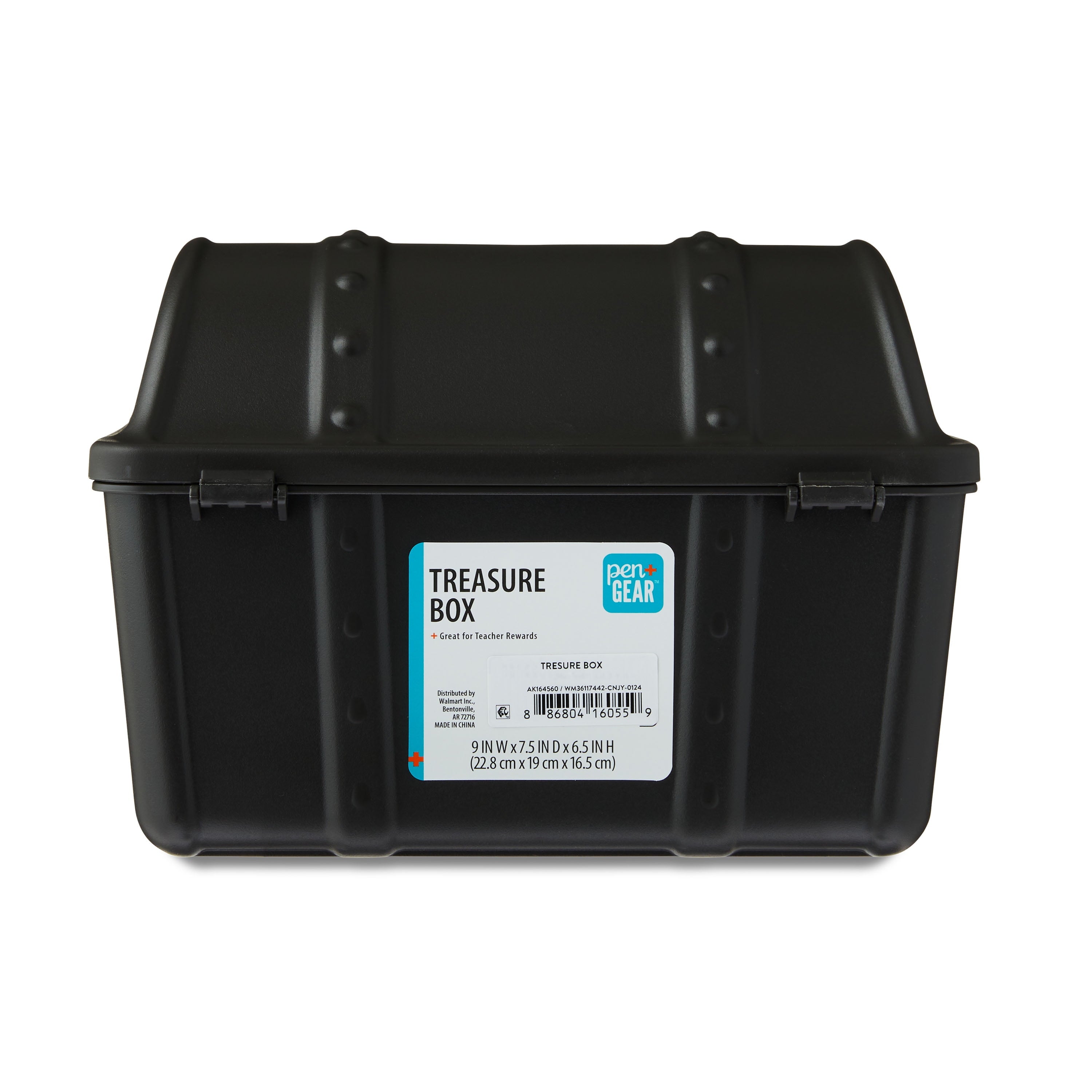 Treasure Box, Black, Desktop Organizer, 9" x 7" x 6.25" - Image 5