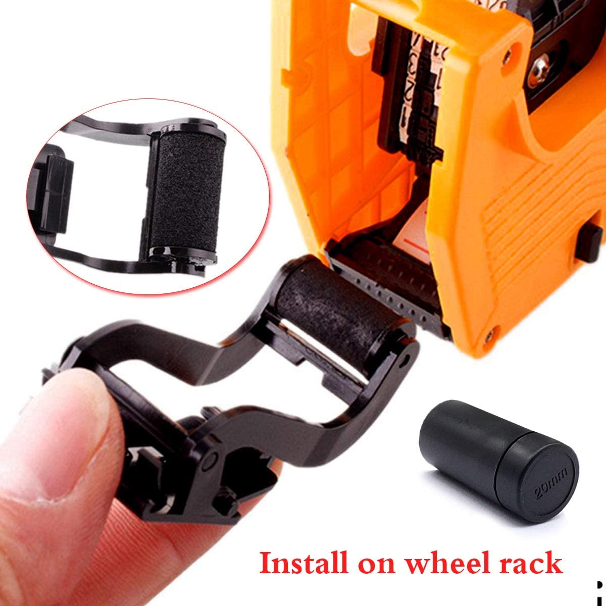 8 Price Tag Gun with 5000 Sticker Labels and 3 Ink Refill, Label Maker Pricing Gun Kit Numerical Tag Gun (Red ) - Image 2