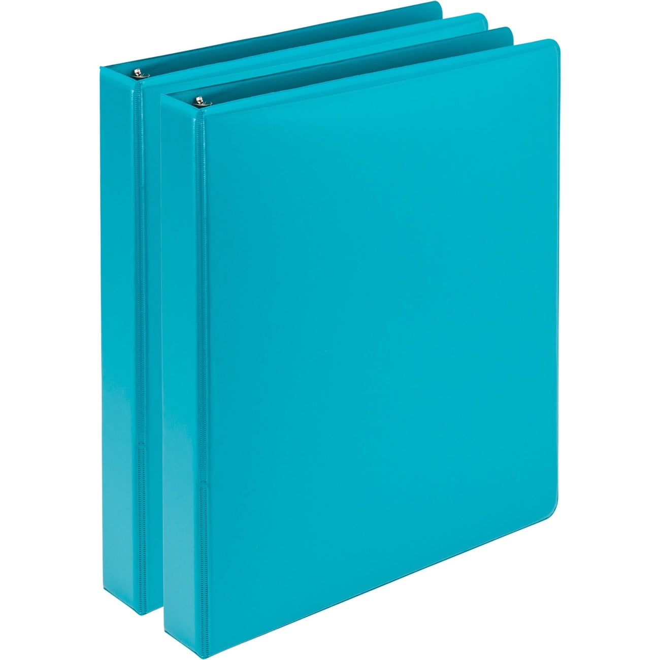 Samsill, SAMU86377, Earth's Choice Fashion Biobased USDA Certified 1" View Binders, 2 / Pack, Turquoise - Image 2