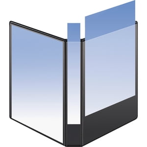 Basic D-Ring View Binders, 1 Each, Black - Image 4
