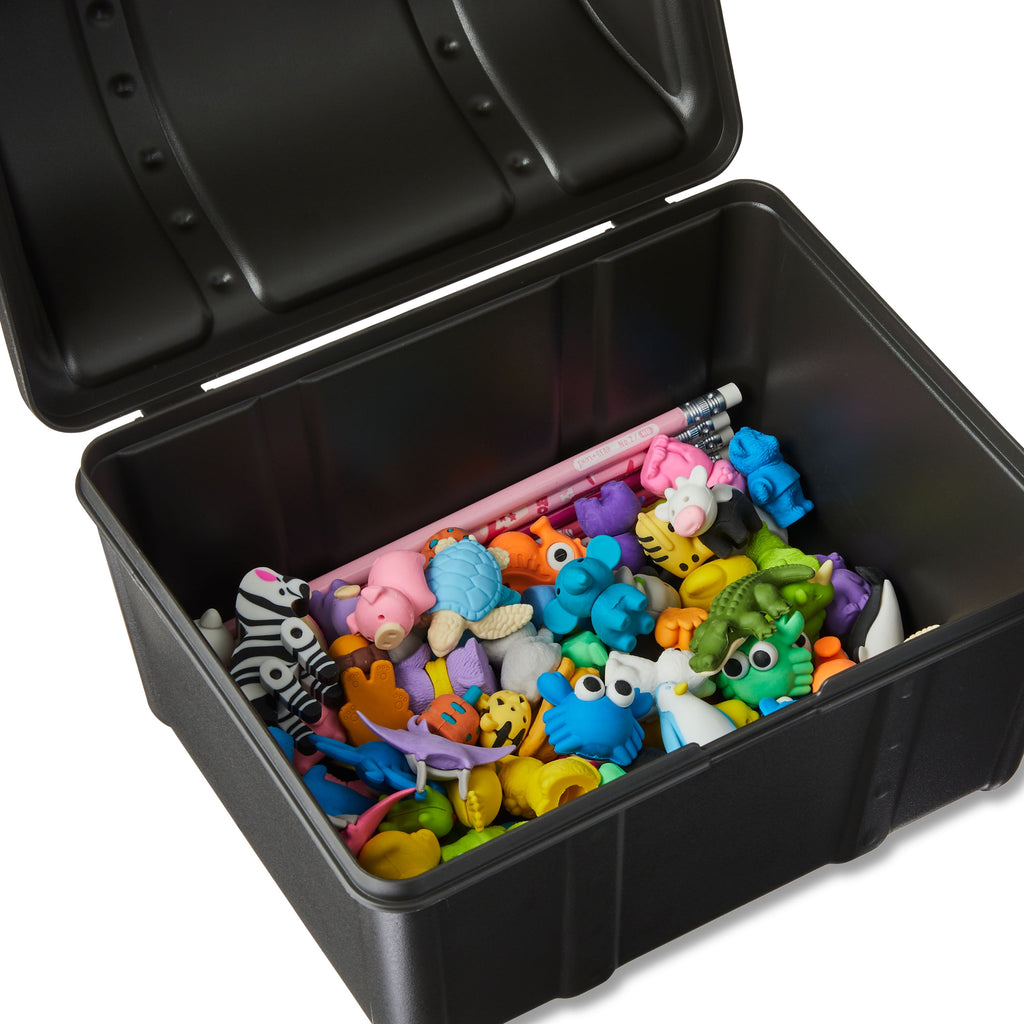 Treasure Box, Black, Desktop Organizer, 9" x 7" x 6.25" - Image 4