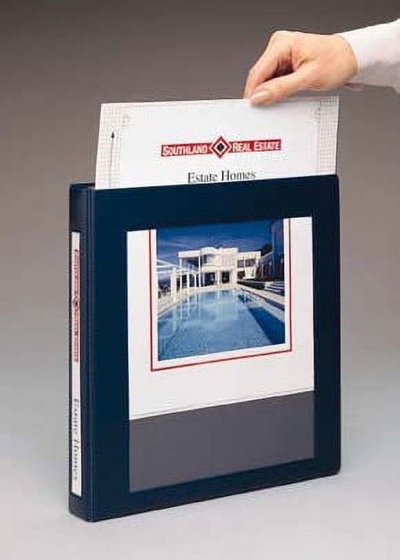 Framed View 3-Ring Binder, 1.5" EZD Rings, Black - Image 3