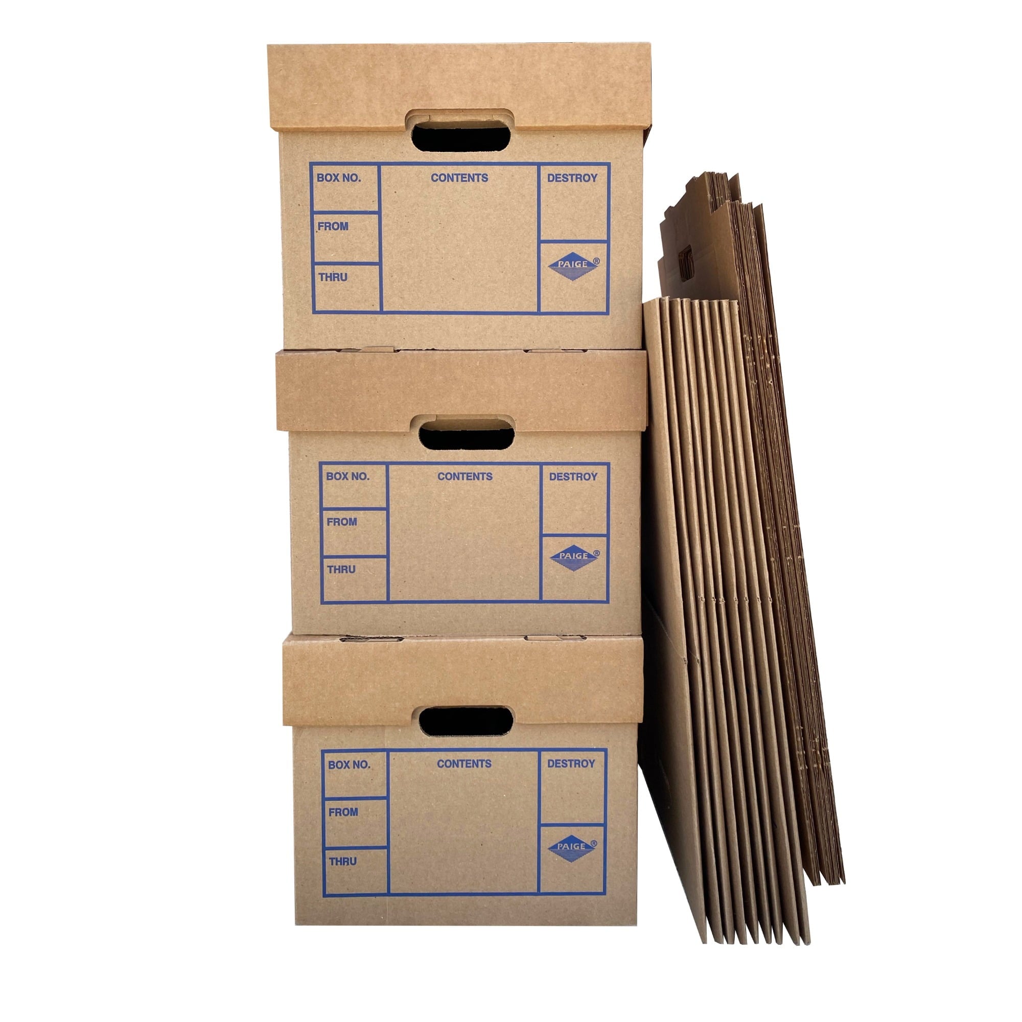 Office Moving Storage Boxes (12 Pk) Miracle File Moving Boxes 15x12x10 - Image 2