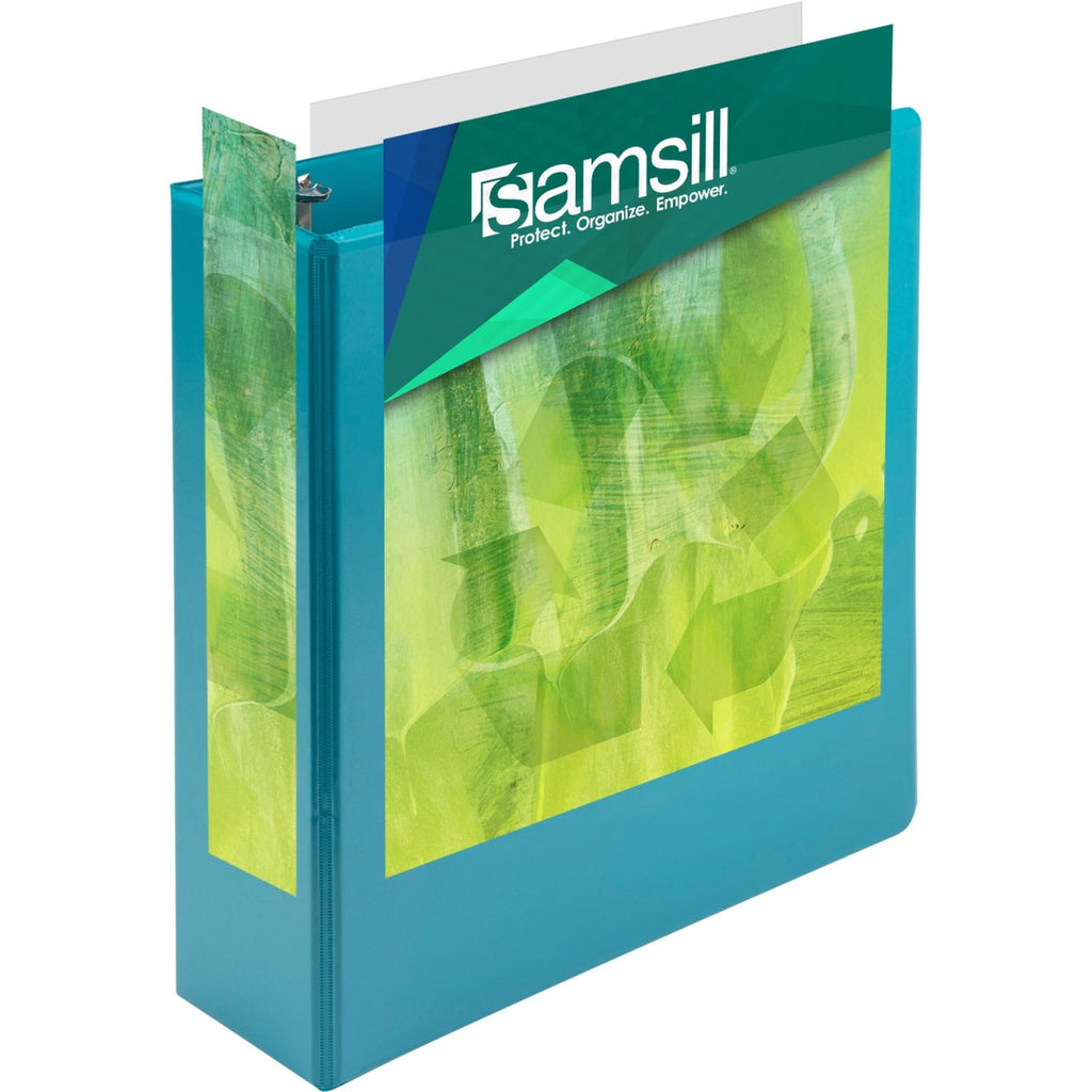 Earth's Choice Plant-Based Durable 3 Inch 3 Ring View Binders - Assorted, Assorted - Image 4