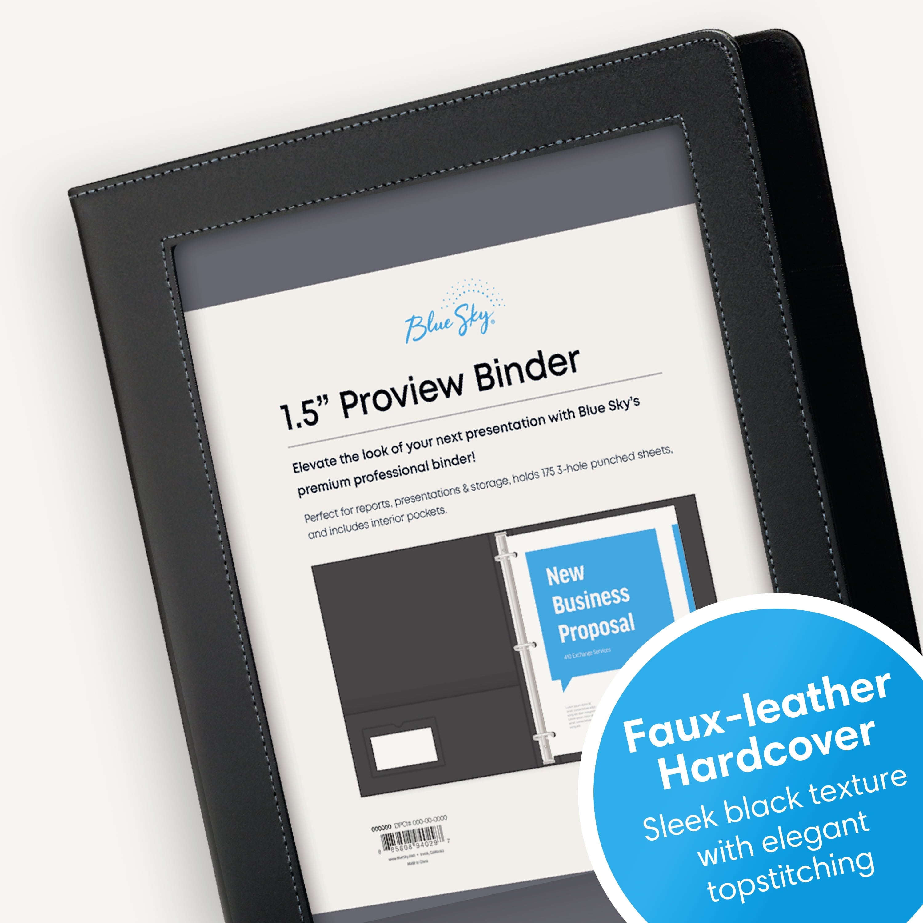 1.5" View 3 Ring View Binder Single - Image 5