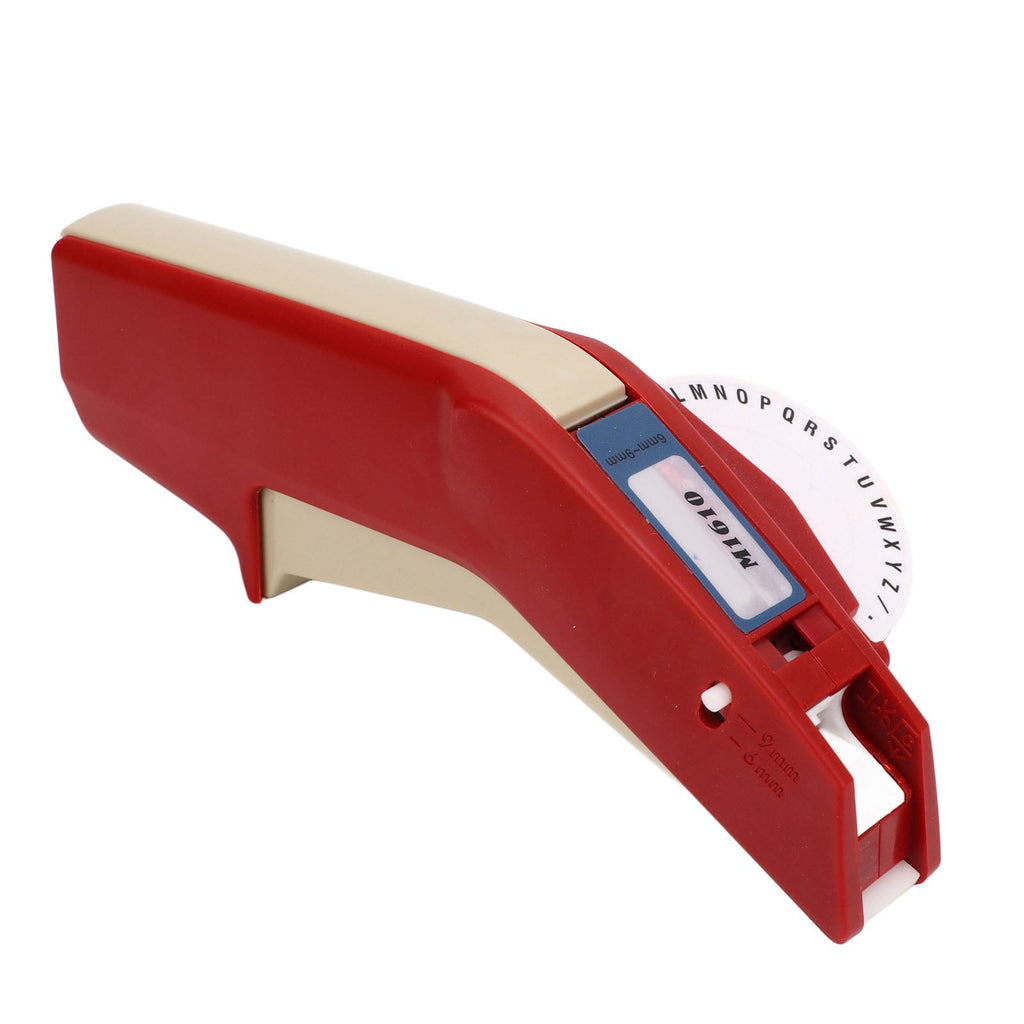 Embossing Label Maker, Premium ABS Clear Number Letter Wide Application Manual Label Printer For Office Black - Image 6