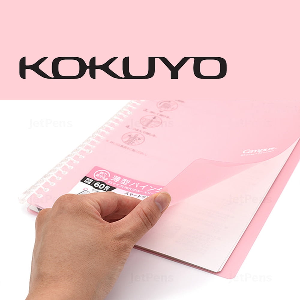 Smart Ring binder, Up to 25 Sheets, B5, Light Pink (ル-) - Image 5