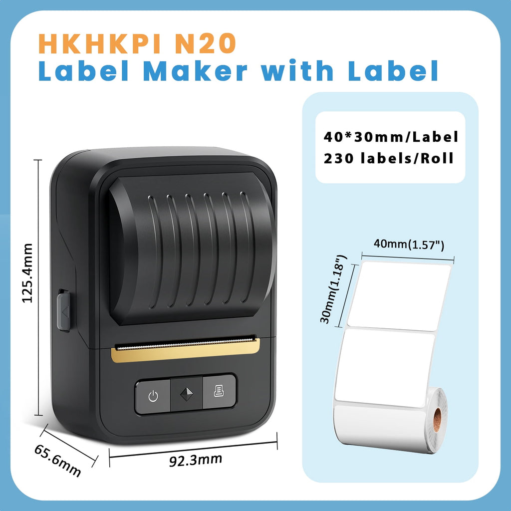 2-Inch Portable Thermal Label Printer for Small Business Address, Barcode, Logo, Label Makers Compatible with iOS, An... - Image 4