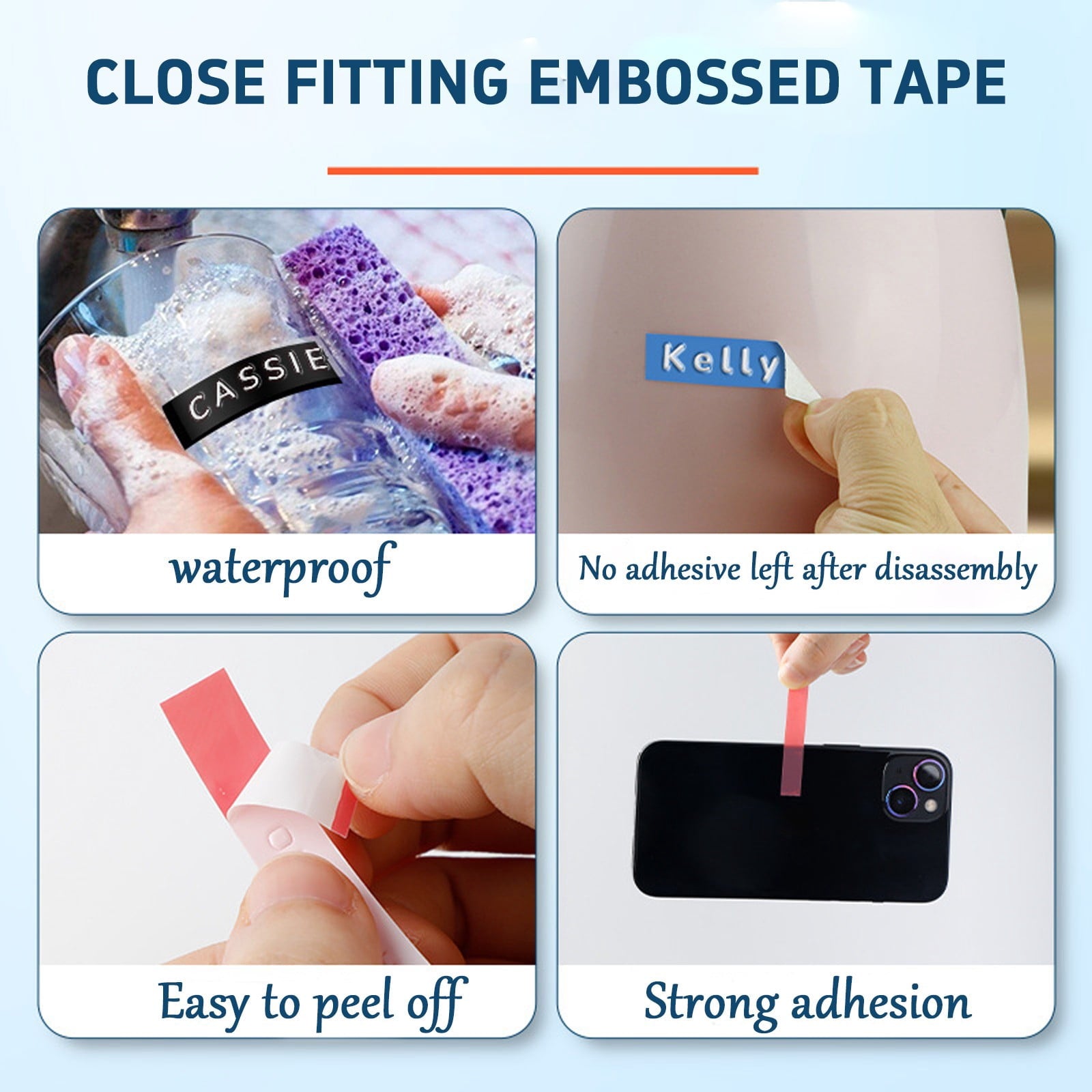 ntage Embossing Label Maker With 6 Rolls 3D Tape, Manual Embossing Machine With Cutter, Portable Labeler For Home Kit... - Image 5