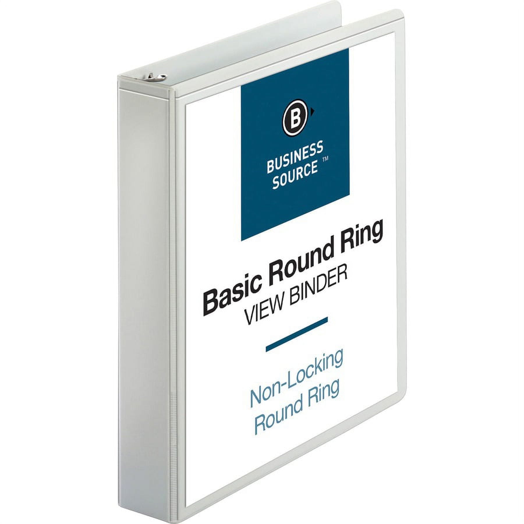 Round Ring View Binder - 1 1/2" Binder Capacity - Letter - 8 1/2" X 11" Sheet Size - 350 Sheet Capacity - Round Ring ... - Image 6
